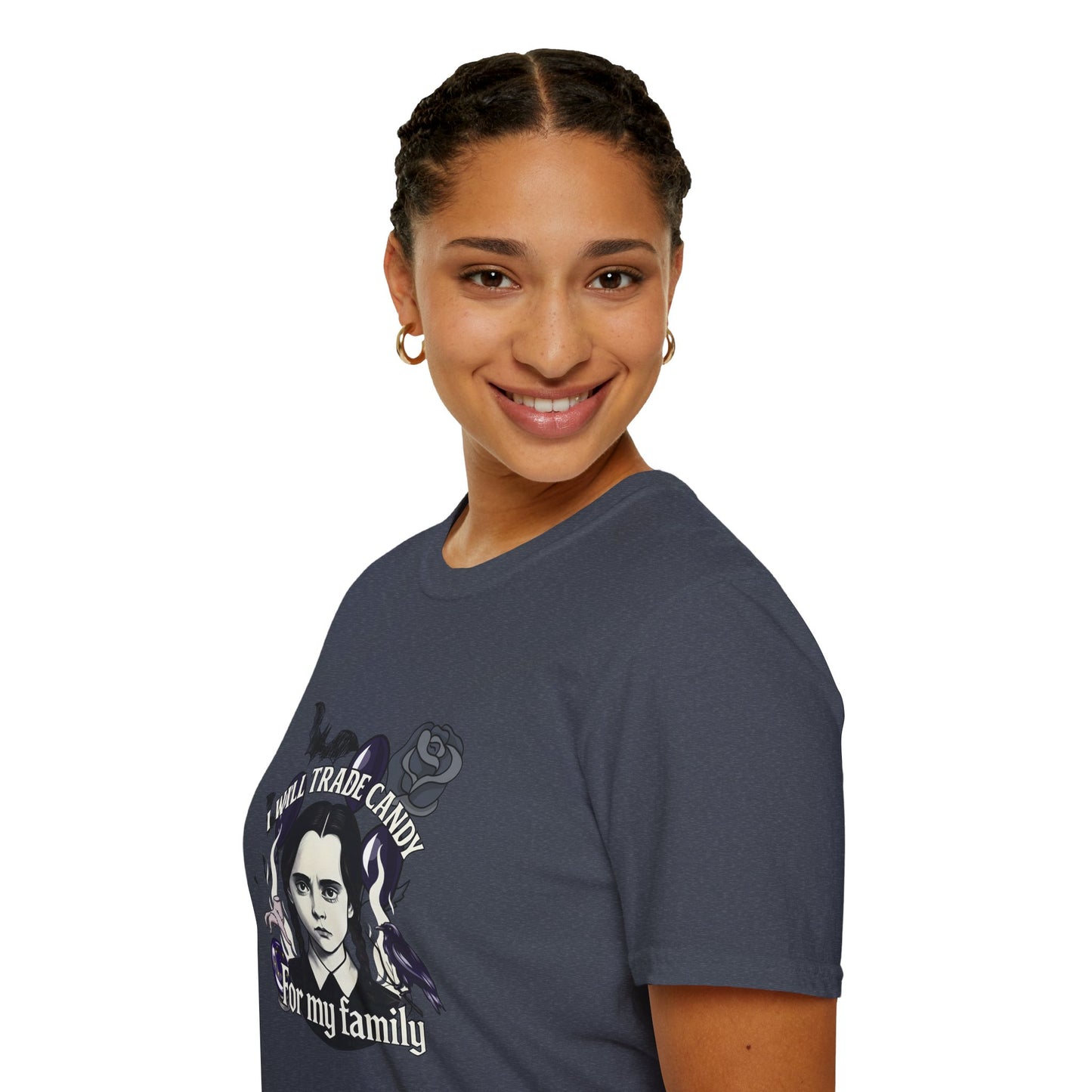 Gothic Family Tribute Unisex Tee - Halloween Dark Aesthetic Apparel