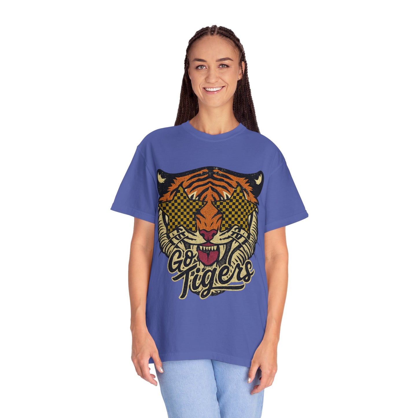 Bold Tiger Graphic Unisex T-Shirt - Go Tigers Design for Missouri Lovers