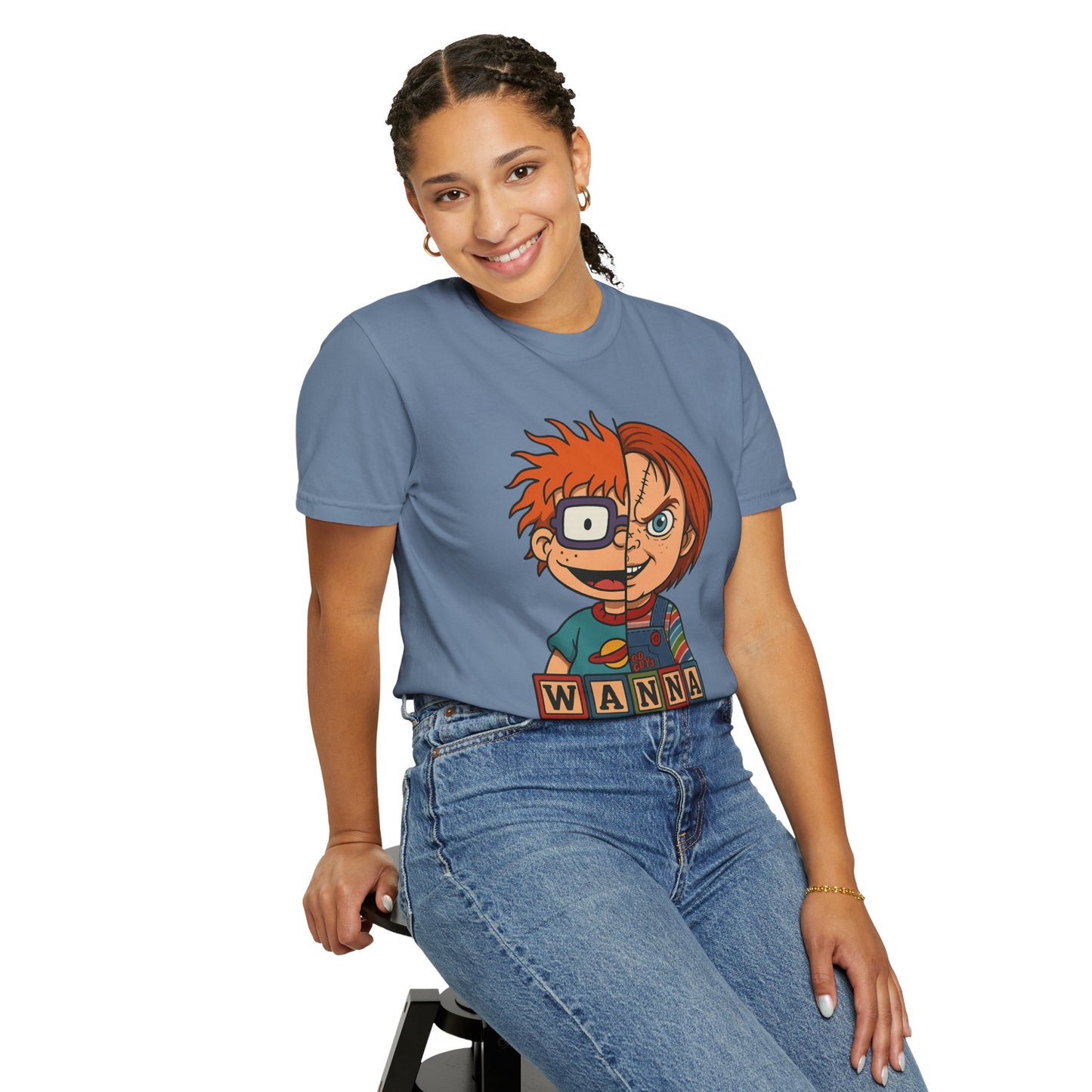 Two Faced Halloween Chucky-Inspired Unisex T-Shirt