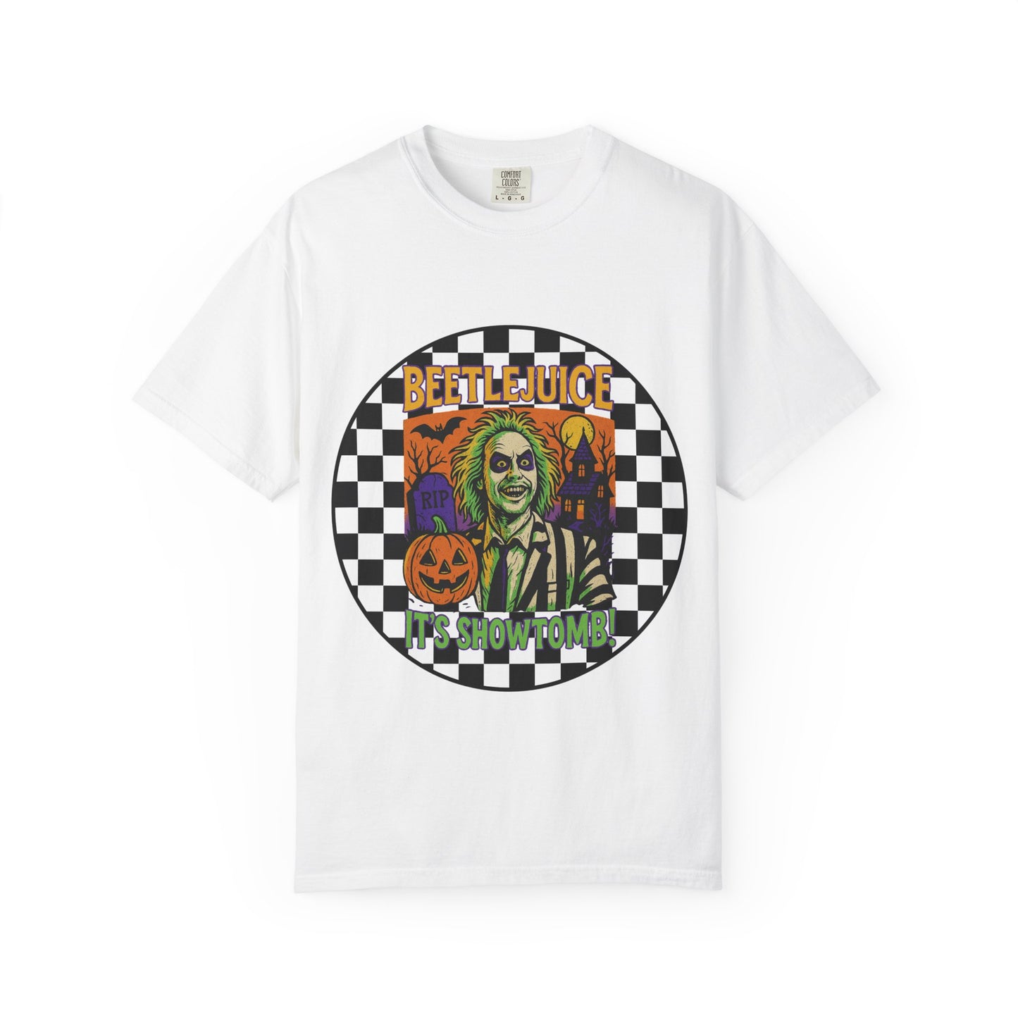 Beetlejuice Unisex T-shirt, Spooky Graphic Tee, Halloween Costume Shirt, Movie Fan Apparel, Eerie Clothing Gift