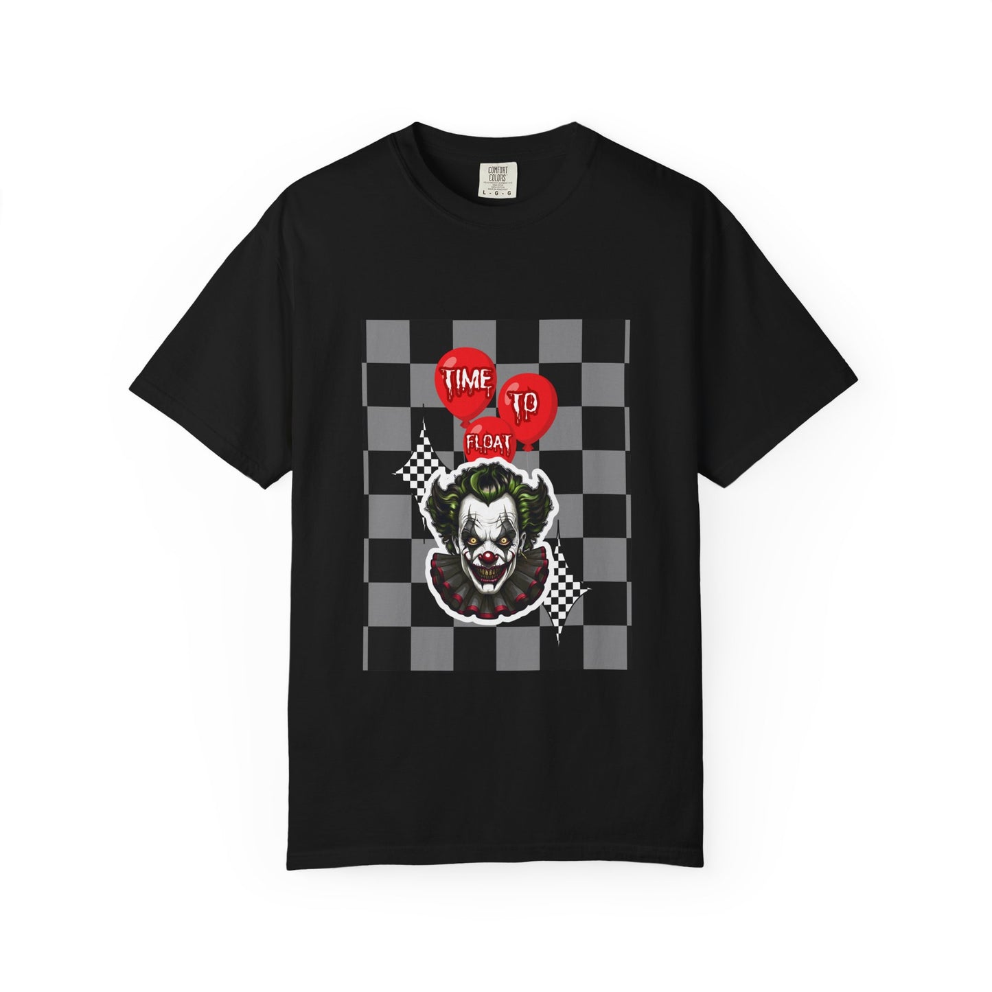 Creepy Clown Graphic T-Shirt, Halloween Costume Tee, Unisex Horror Shirt, Fun Gift for Fans, Graphic Novelty Wear, Casual Outfit