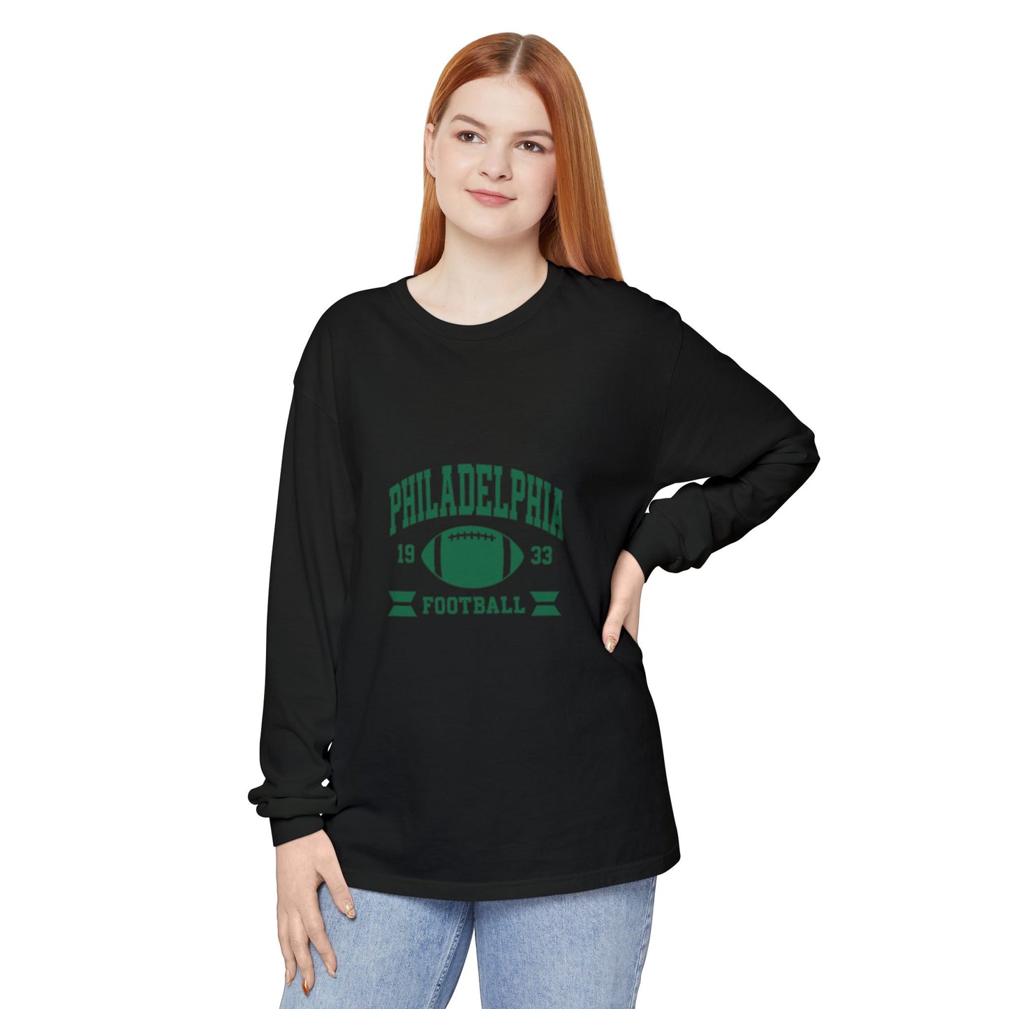 Vintage Philadelphia Football Long Sleeve T-Shirt