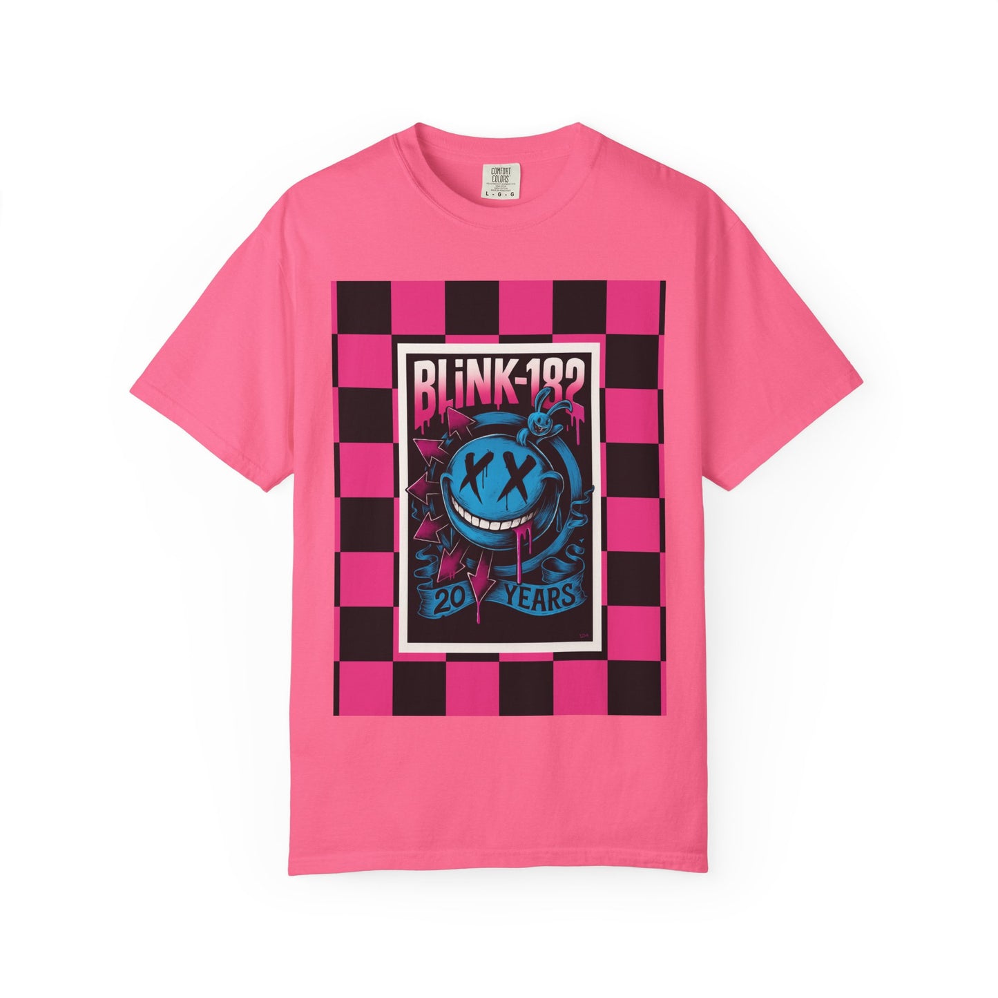 Blink-182 20 Years Unisex T-shirt, Music Tee, Vintage Graphic Shirt, Band Merch, Festival Wear, Concert Outfit