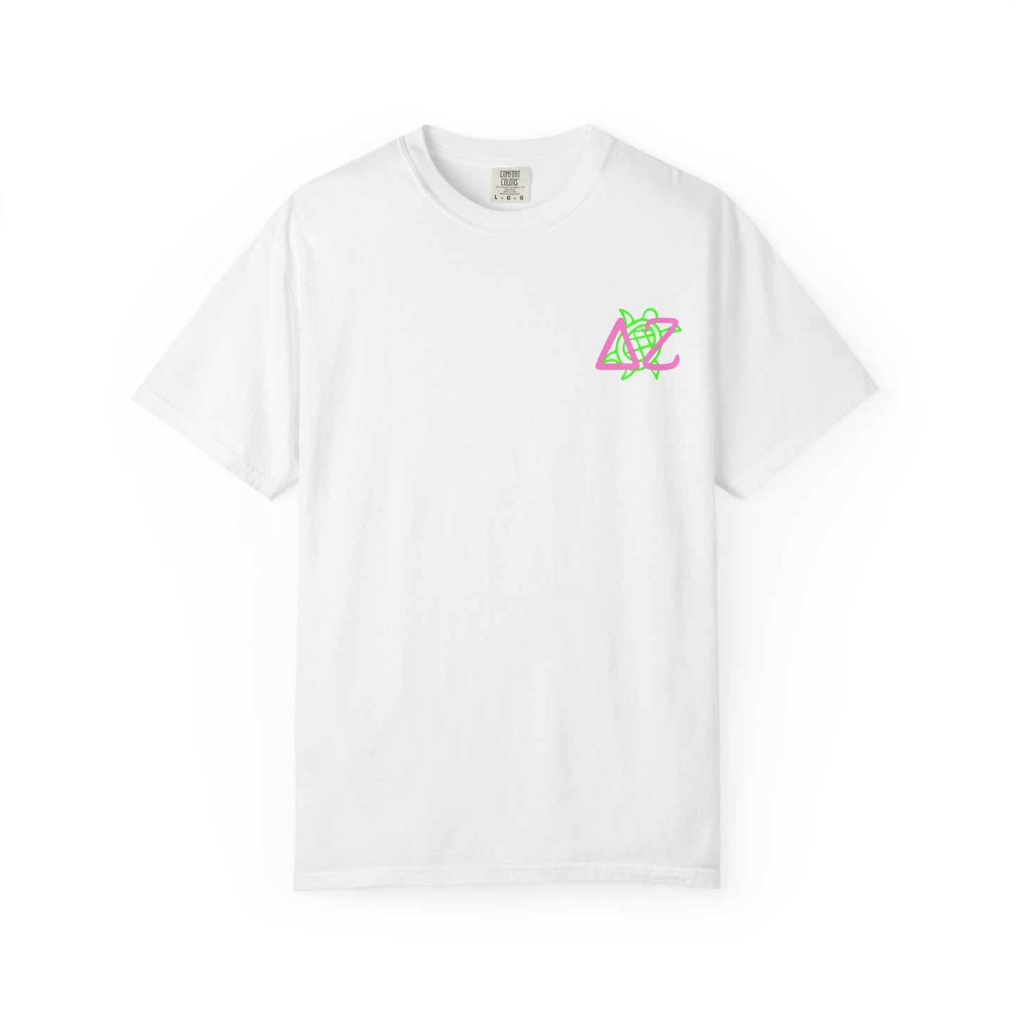 Delta Zeta Unisex T-Shirt, Sorority Shirt, Garment-Dyed Tee, Cute College Top, Sisterhood Apparel, Gift for Sorority Sisters