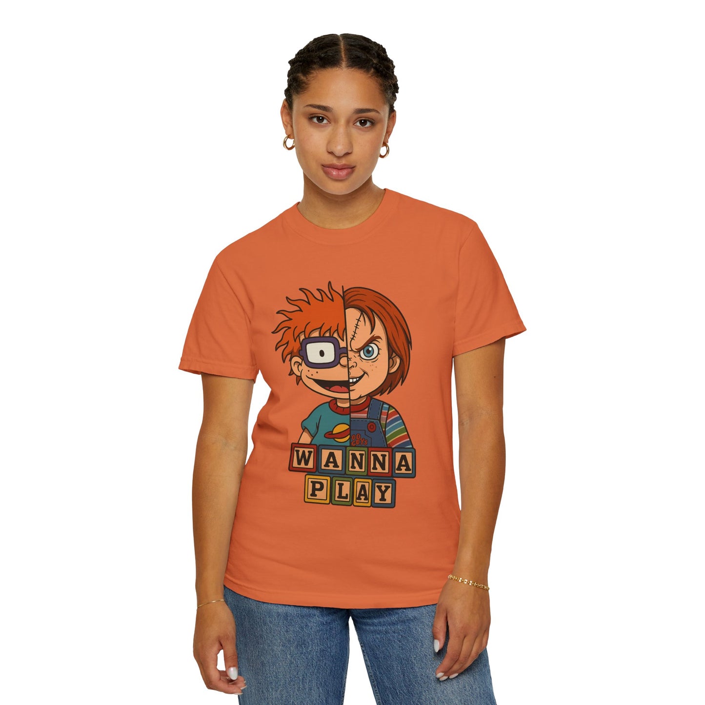 Two Faced Halloween Chucky-Inspired Unisex T-Shirt