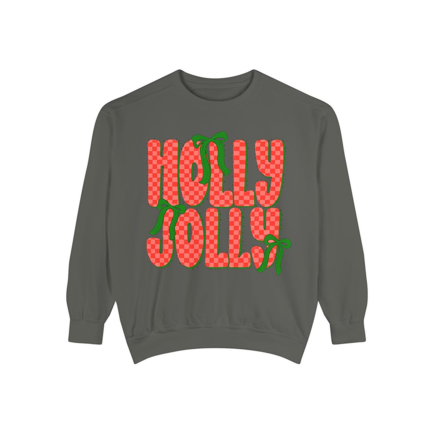 Holly Jolly Sweatshirt — Festive Christmas Holiday Pullover