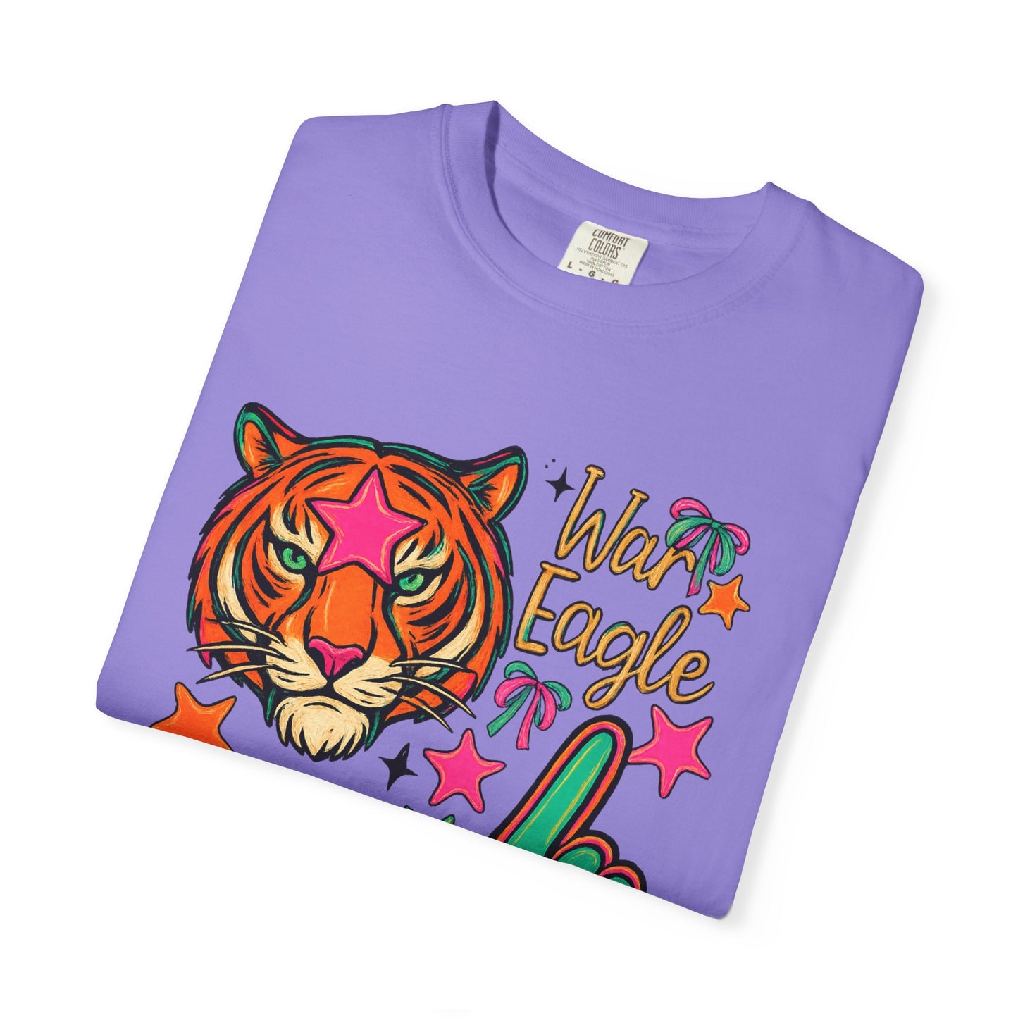 Vintage Preppy Tiger Football Game Day Unisex T-shirt