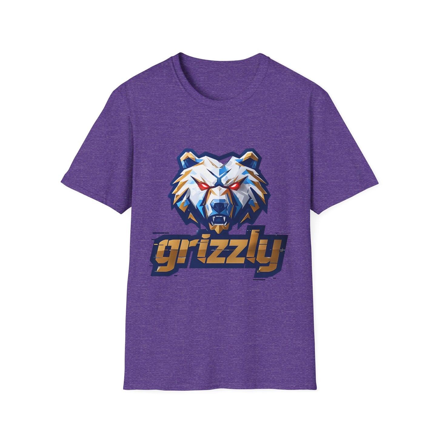 Grizzly Memphis Bear Graphic Tee, Unisex Softstyle T-Shirt, Memphis Basketball Fan, Memphis Grizz, 901, Go Grizz
