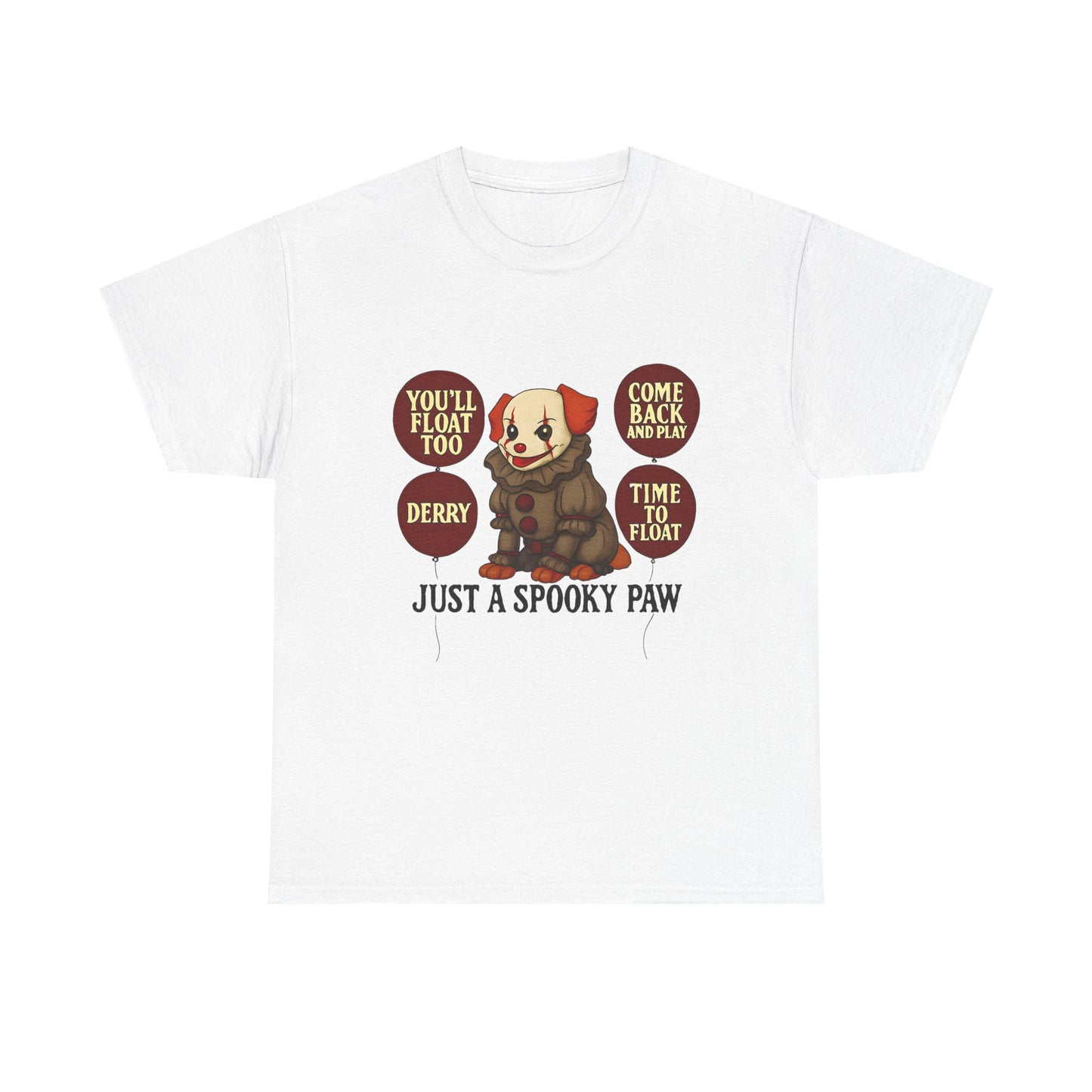 Spooky Dog Tee Clown Pup Pennywise
