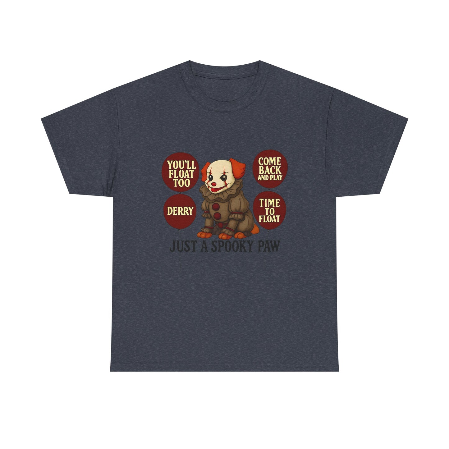 Spooky Dog Tee Clown Pup Pennywise