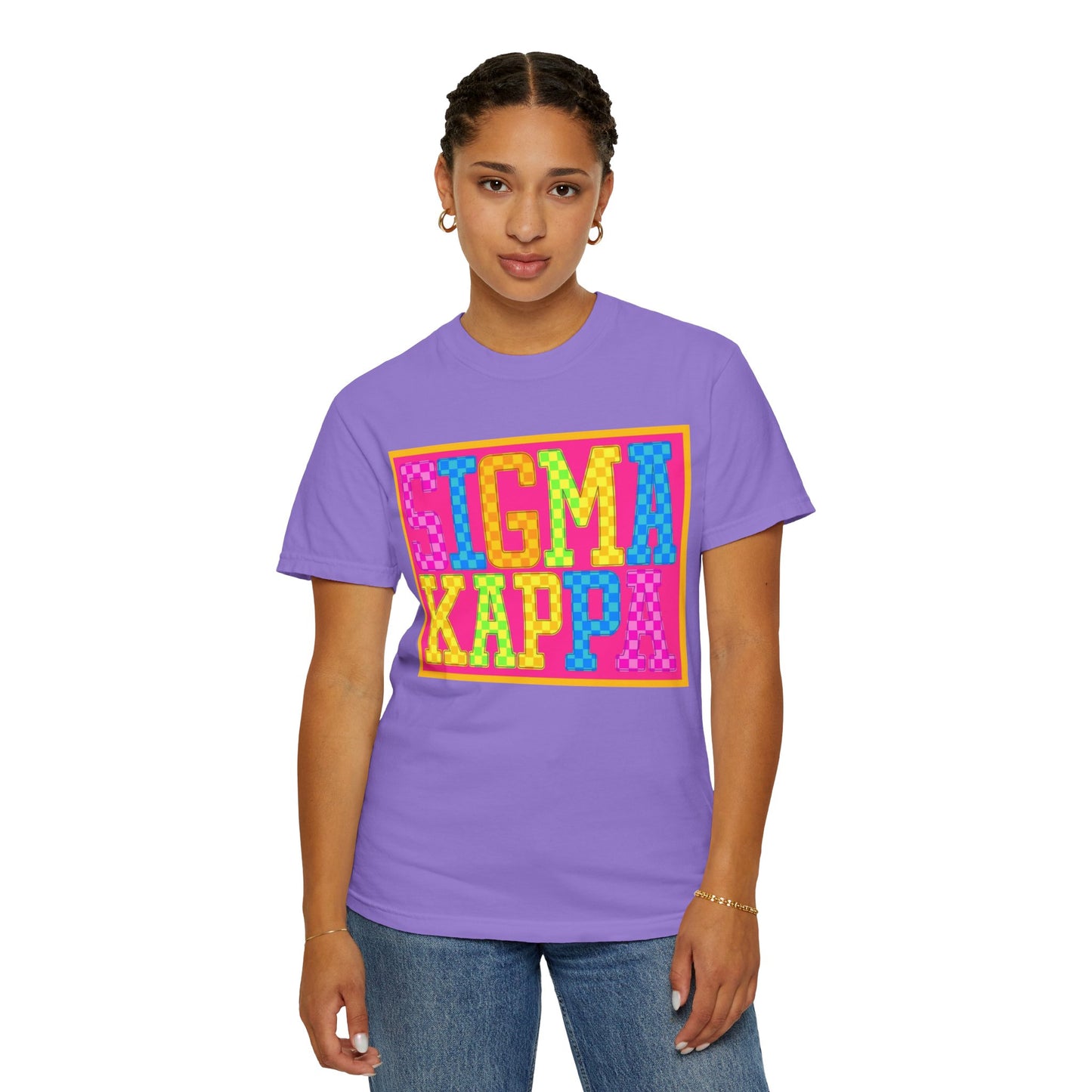 Colorful Sigma Kappa T-Shirt | Sorority Apparel