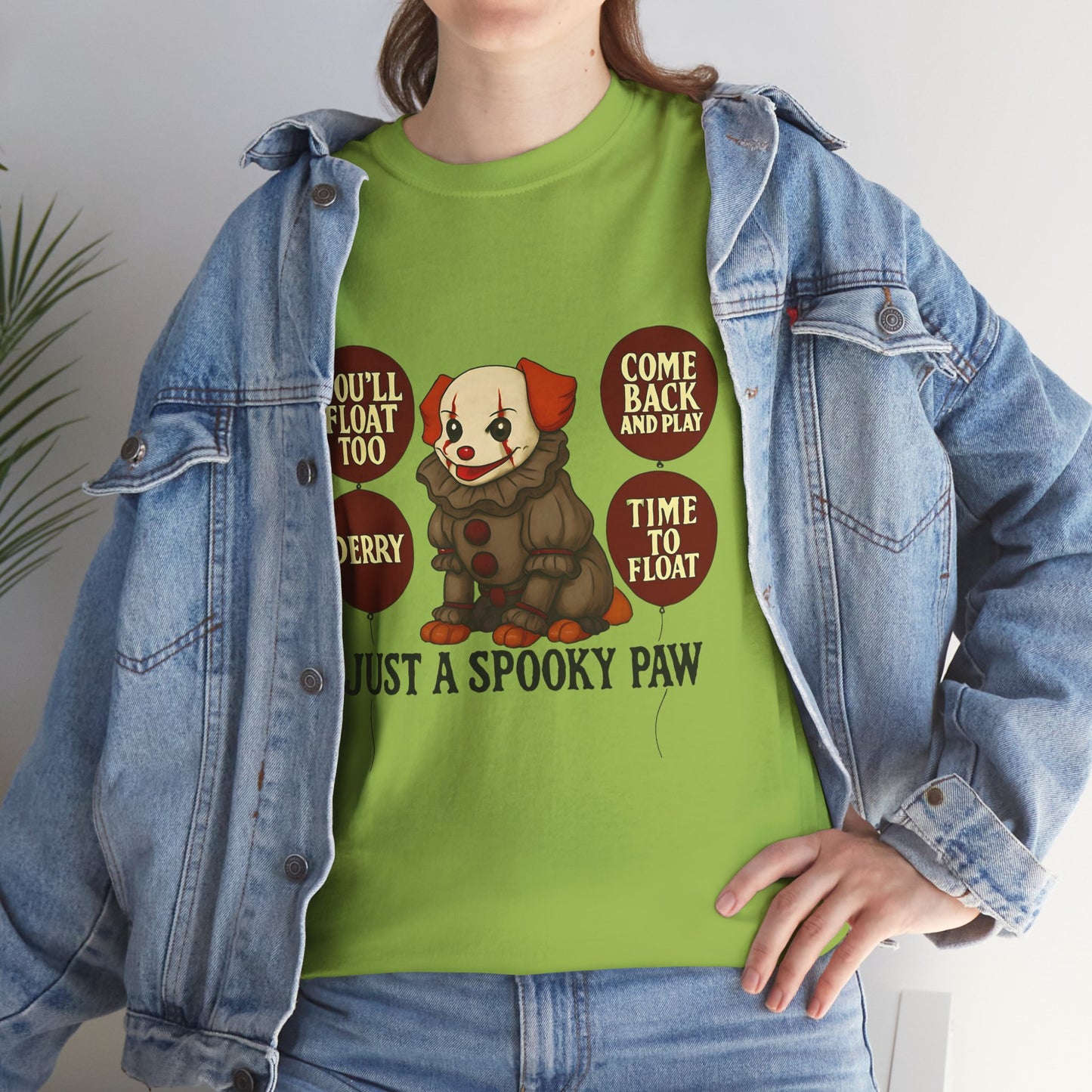 Spooky Dog Tee Clown Pup Pennywise