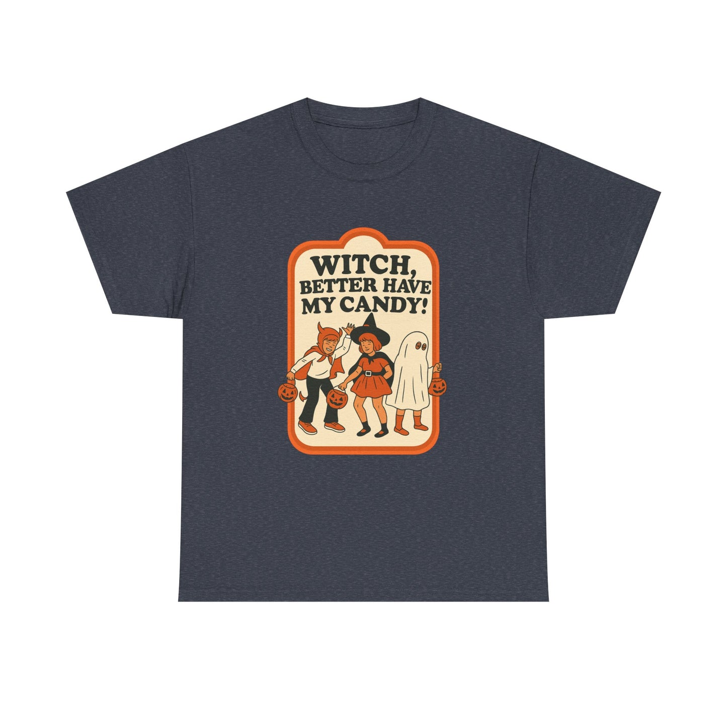 Halloween Witch Candy Tee - Unisex Cotton Shirt