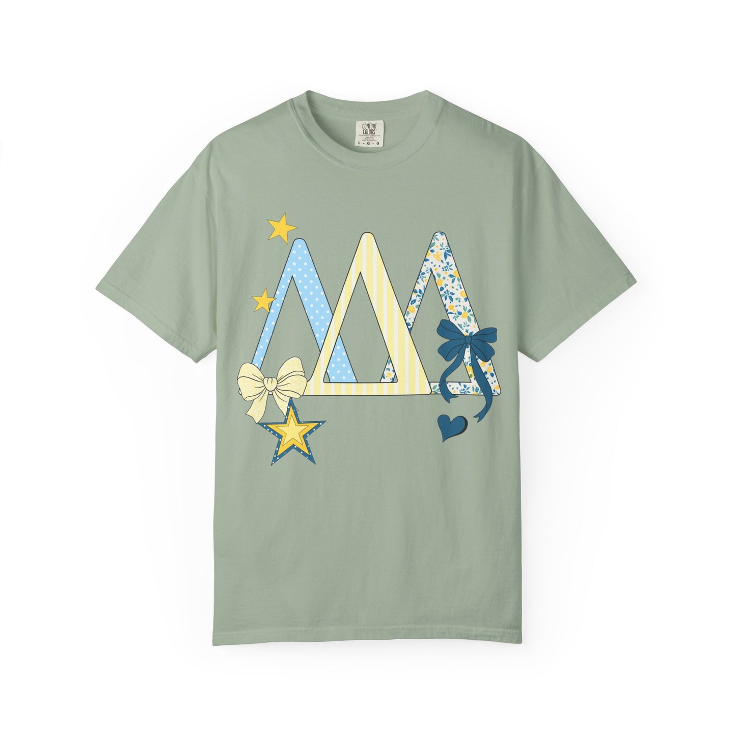 Whimsical yellow and blue Graphic T-Shirt