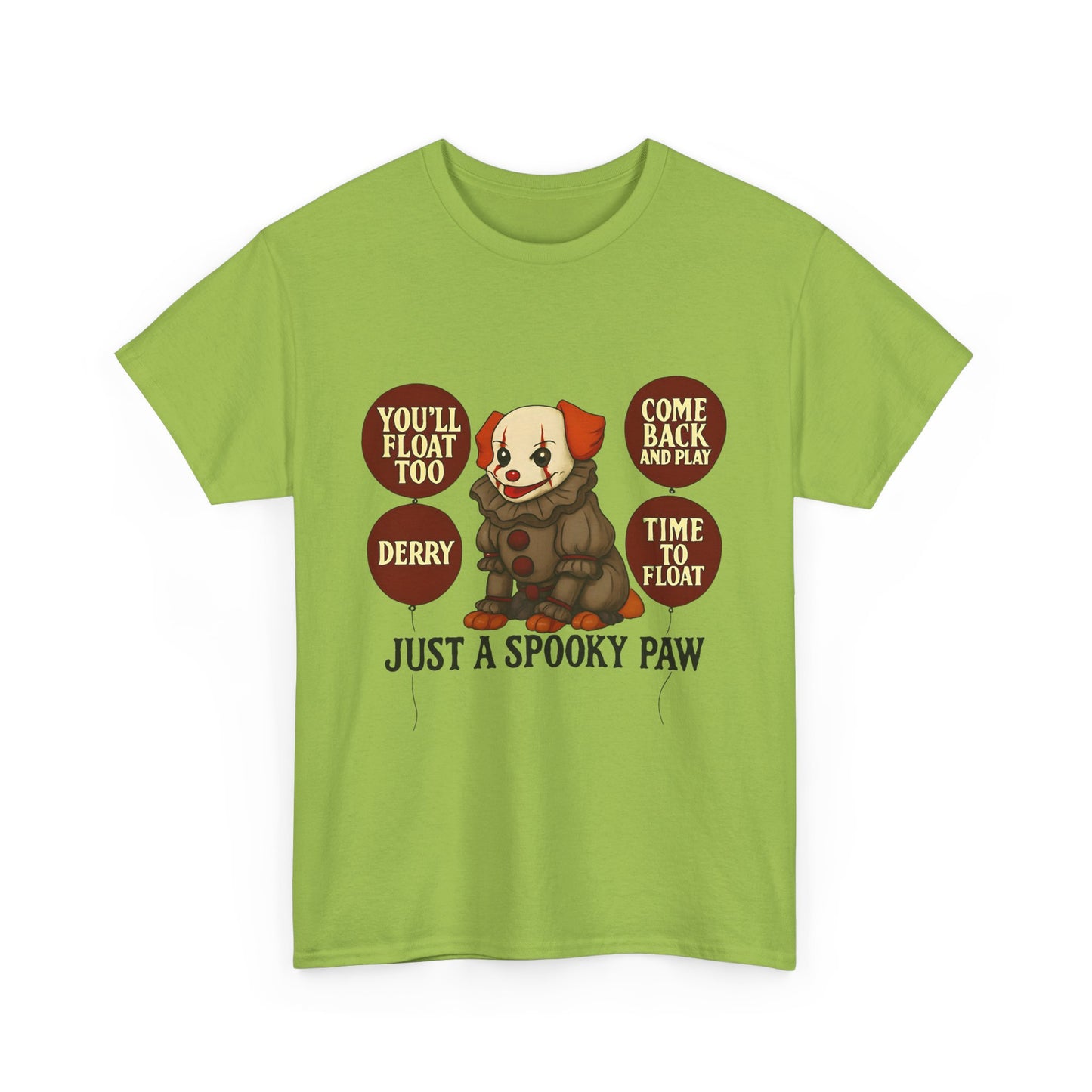 Spooky Dog Tee Clown Pup Pennywise