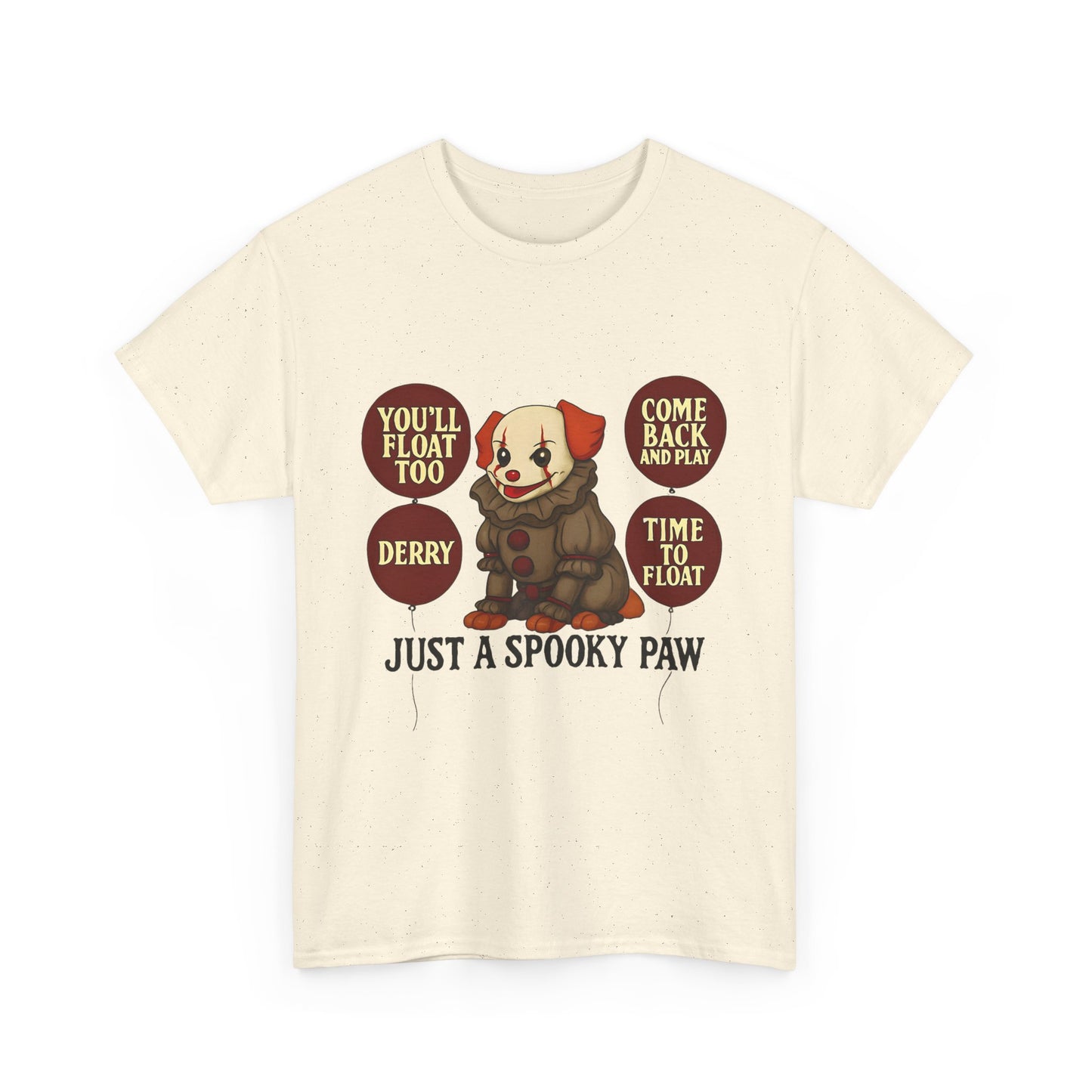 Spooky Dog Tee Clown Pup Pennywise