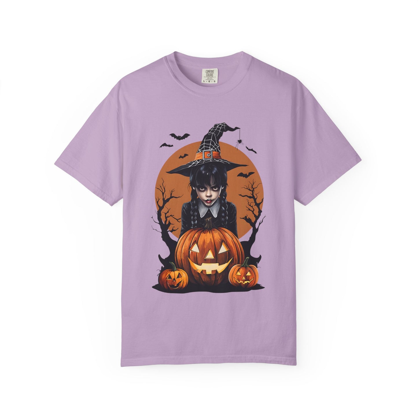 Halloween Witch Graphic Tee, Spooky Unisex T-Shirt, Pumpkin Halloween Costume, Fall Festive Apparel, Witchy Shirt for October