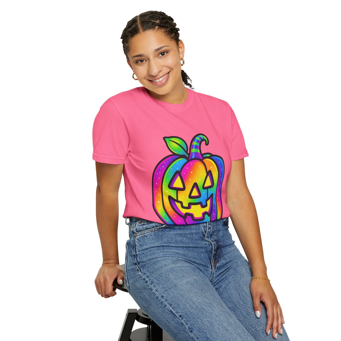 Colorful Pumpkin T-shirt for Halloween
