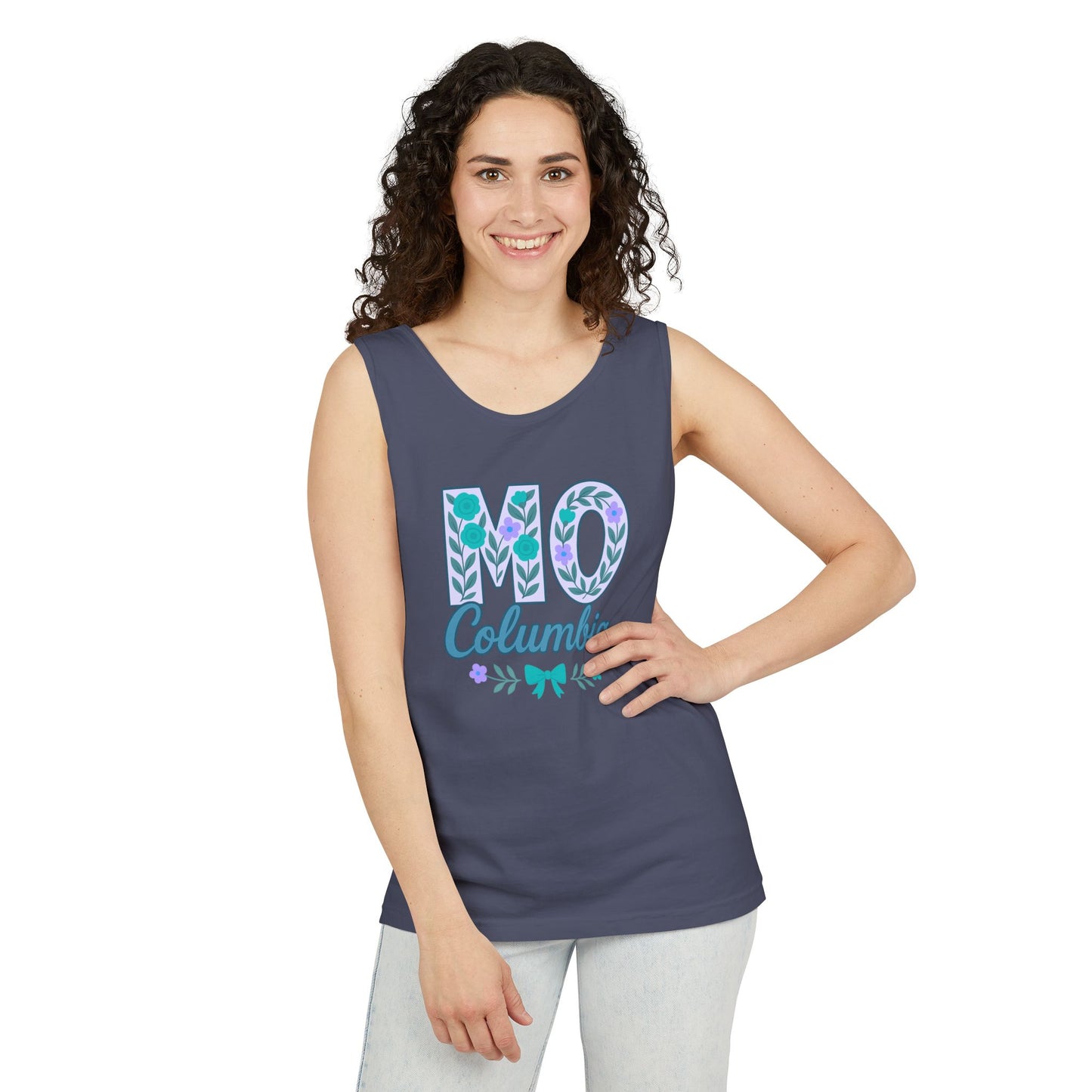 Missouri State Pride Tank Top, Unisex Summer Shirt, Columbia MO Graphic Tee, Comfort Colors, Graduation Gift