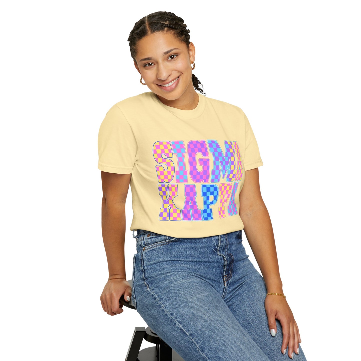 Colorful SigmaKappa T-Shirt - Unisex Garment-Dyed