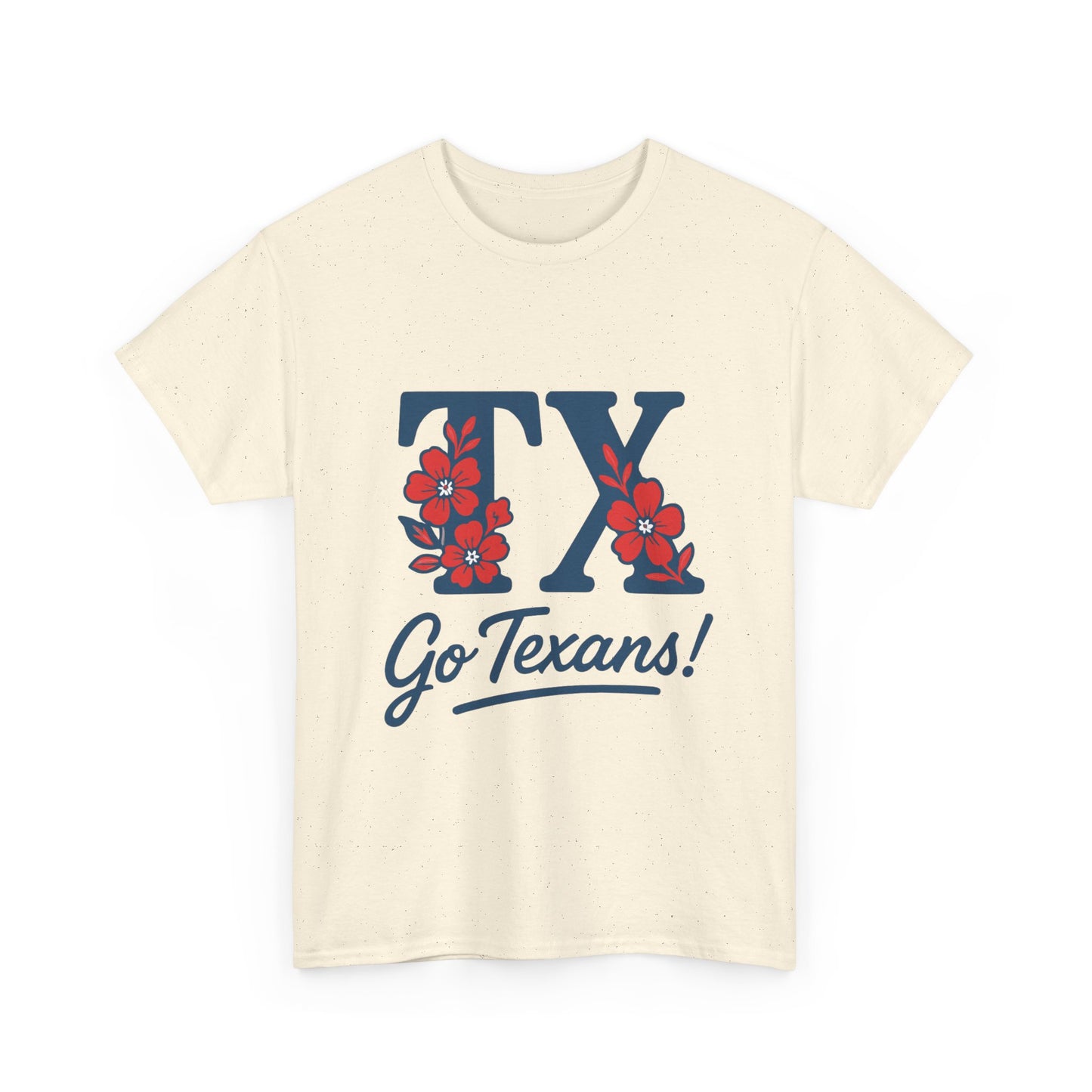 Texas Pride Unisex Cotton Tee | Go Texans! T-Shirt, Casual Wear, Game Day Shirt, Gift for Fans, Spring/Summer Style
