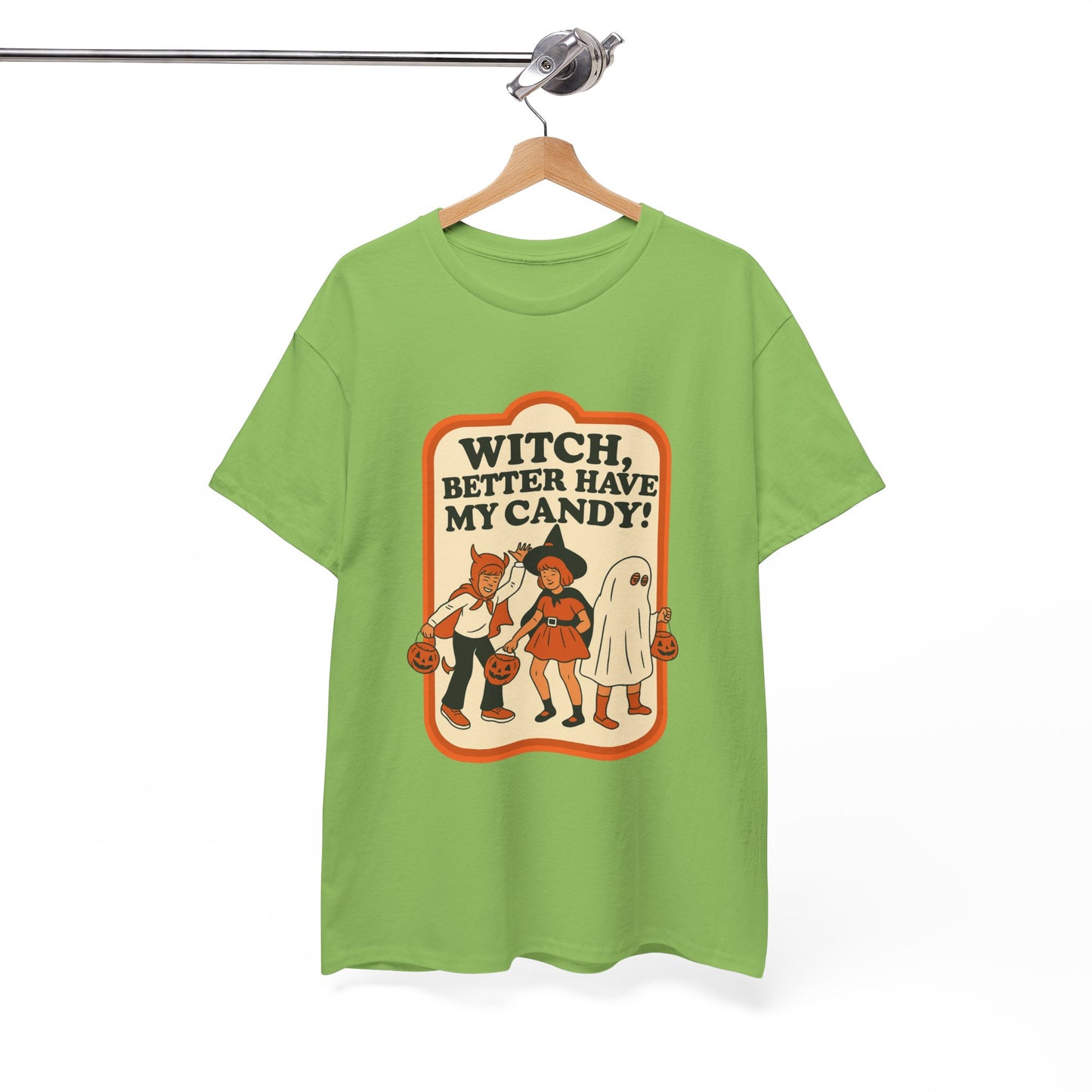 Halloween Witch Candy Tee - Unisex Cotton Shirt