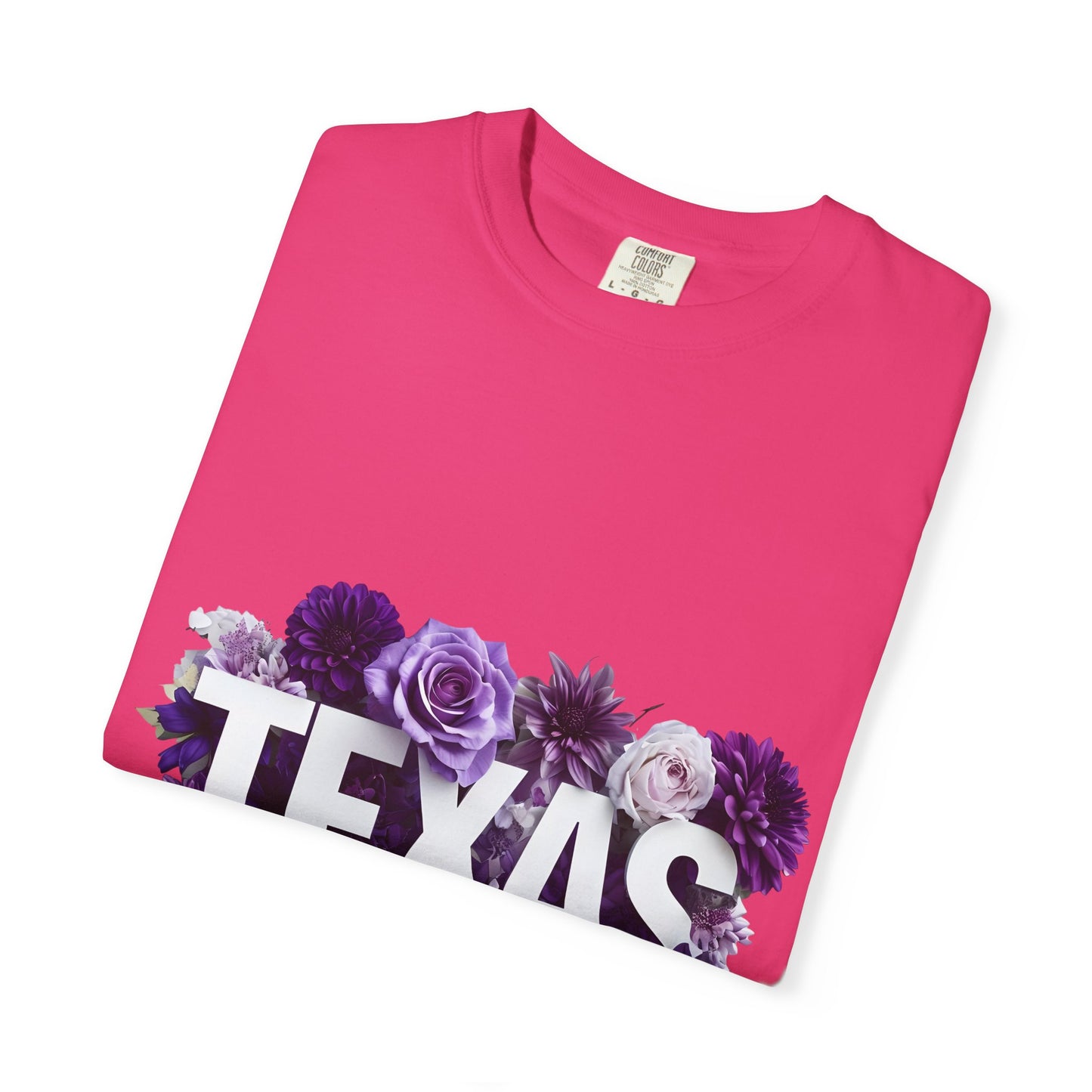 Texas Floral T-Shirt, Unisex Aesthetic Tee, Summer Outfit, Gift for Texan, Casual Style Shirt, Travel Souvenir Shirt