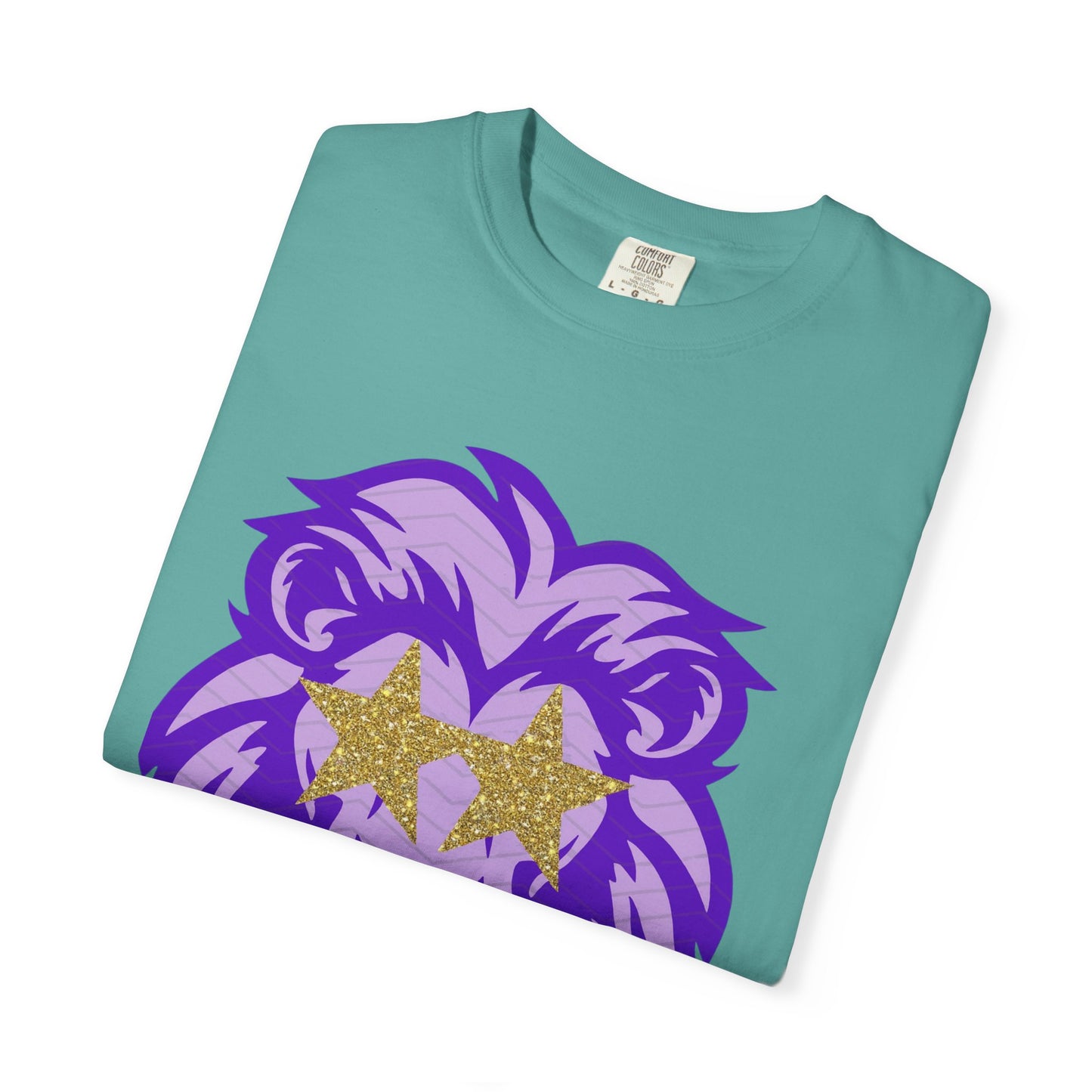 Purple Lion Graphic T-Shirt