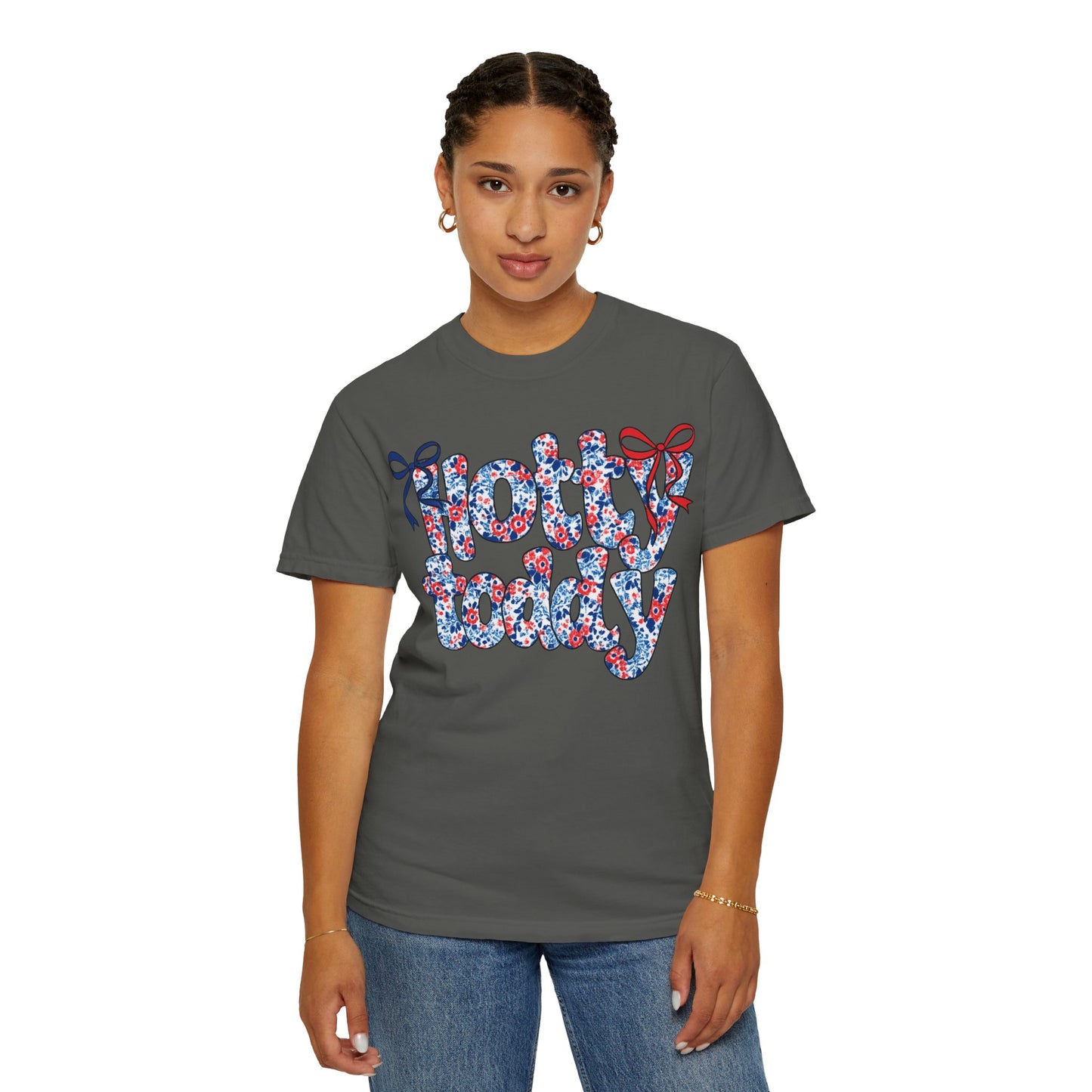 Floral Hotty Toddy Coquette Bow T-Shirt
