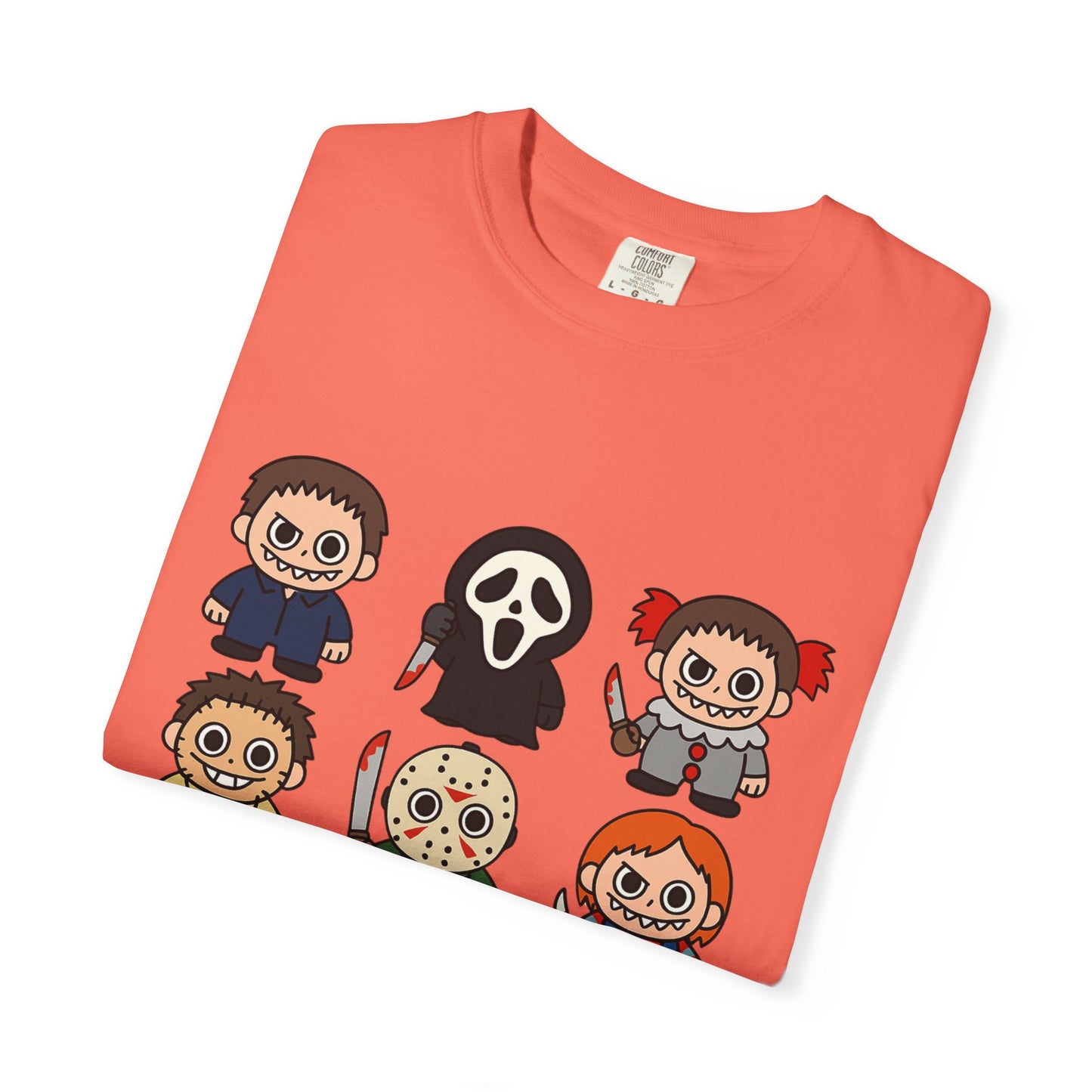 Pop Culture Horror Character T-Shirt, Unisex Tee, Halloween Tee, Horror Movie Merch, Funny Graphic Shirt, Gift for Horror Fans