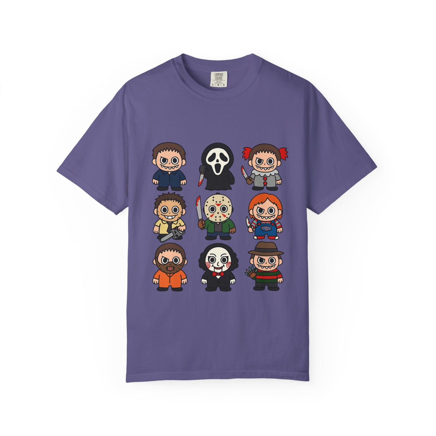 Pop Culture Horror Character T-Shirt, Unisex Tee, Halloween Tee, Horror Movie Merch, Funny Graphic Shirt, Gift for Horror Fans