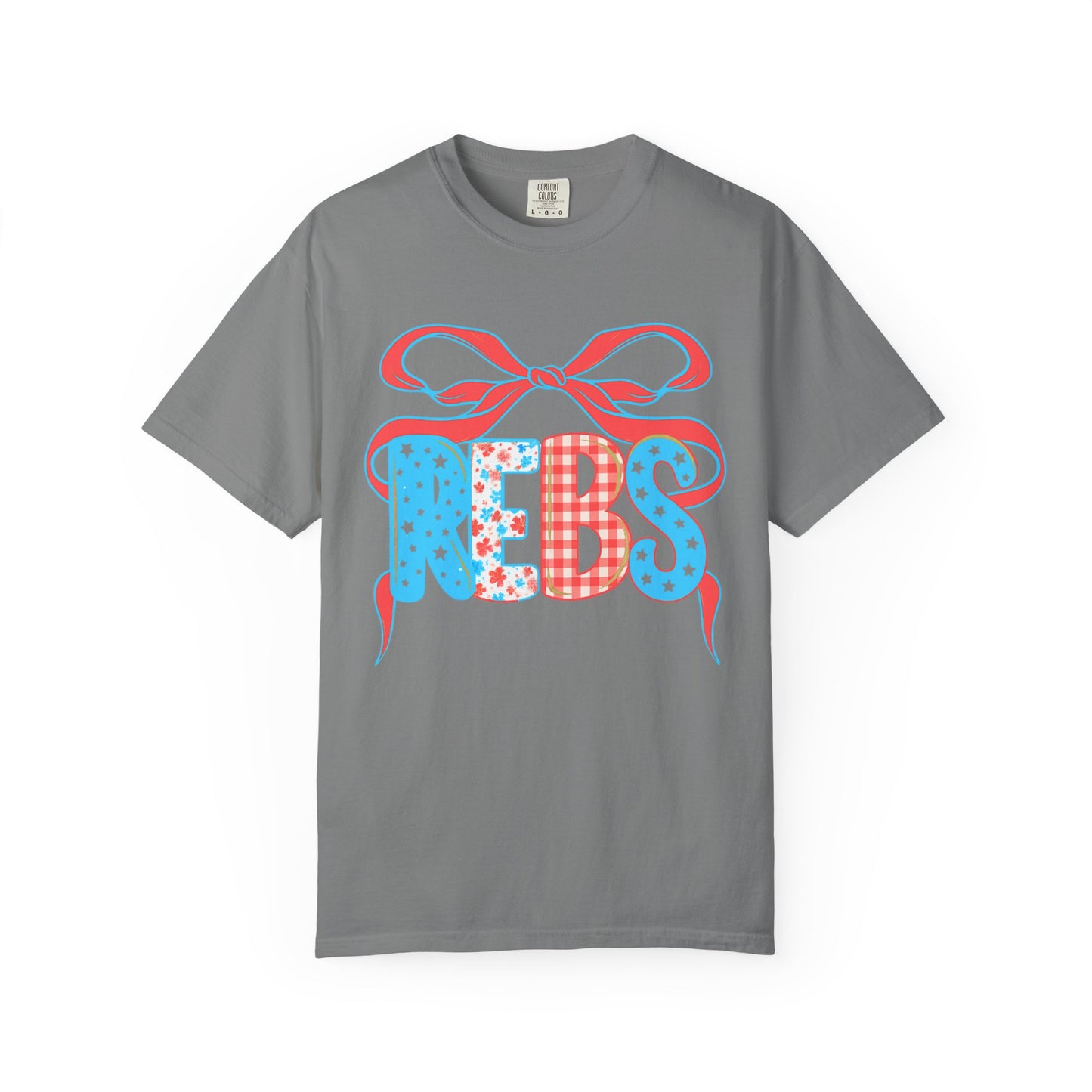 MS Rebs Floral Patriotic T-Shirt