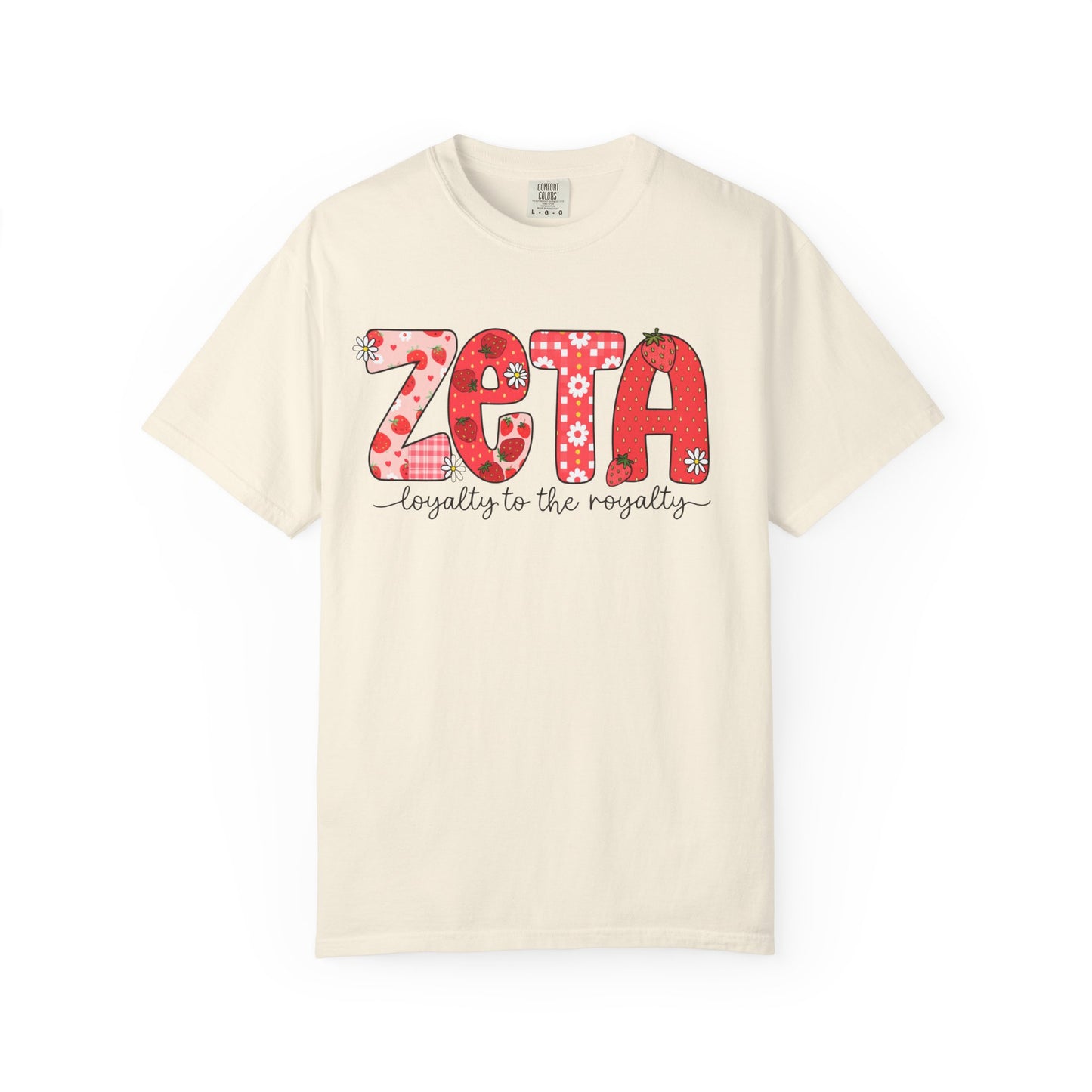 ZTALoyalty T-Shirt, Unisex Garment-Dyed Tee, Perfect for Sorority Events, Greek Life Apparel, Custom Festive Shirt, Everyday Casual Wear
