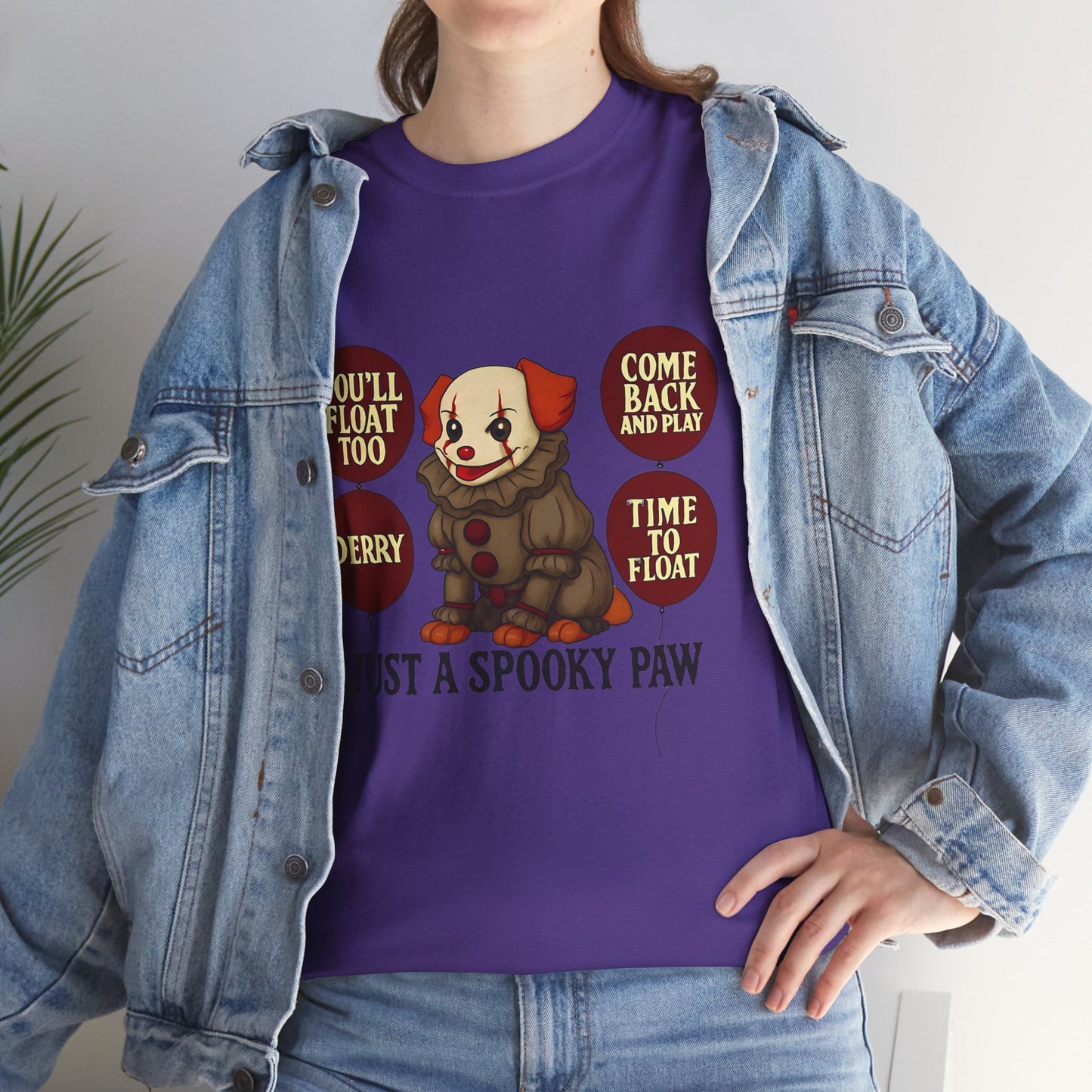 Spooky Dog Tee Clown Pup Pennywise