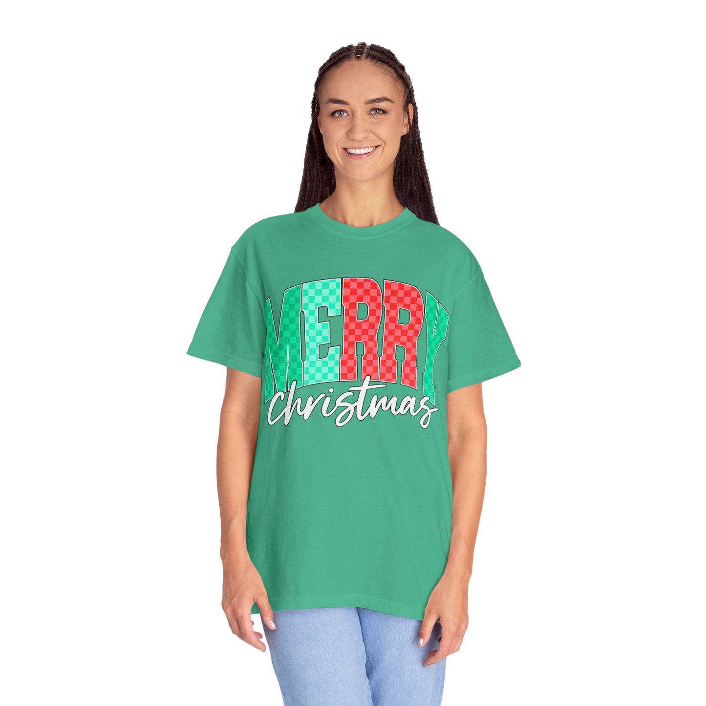 Merry Christmas Unisex Garment-Dyed T-Shirt