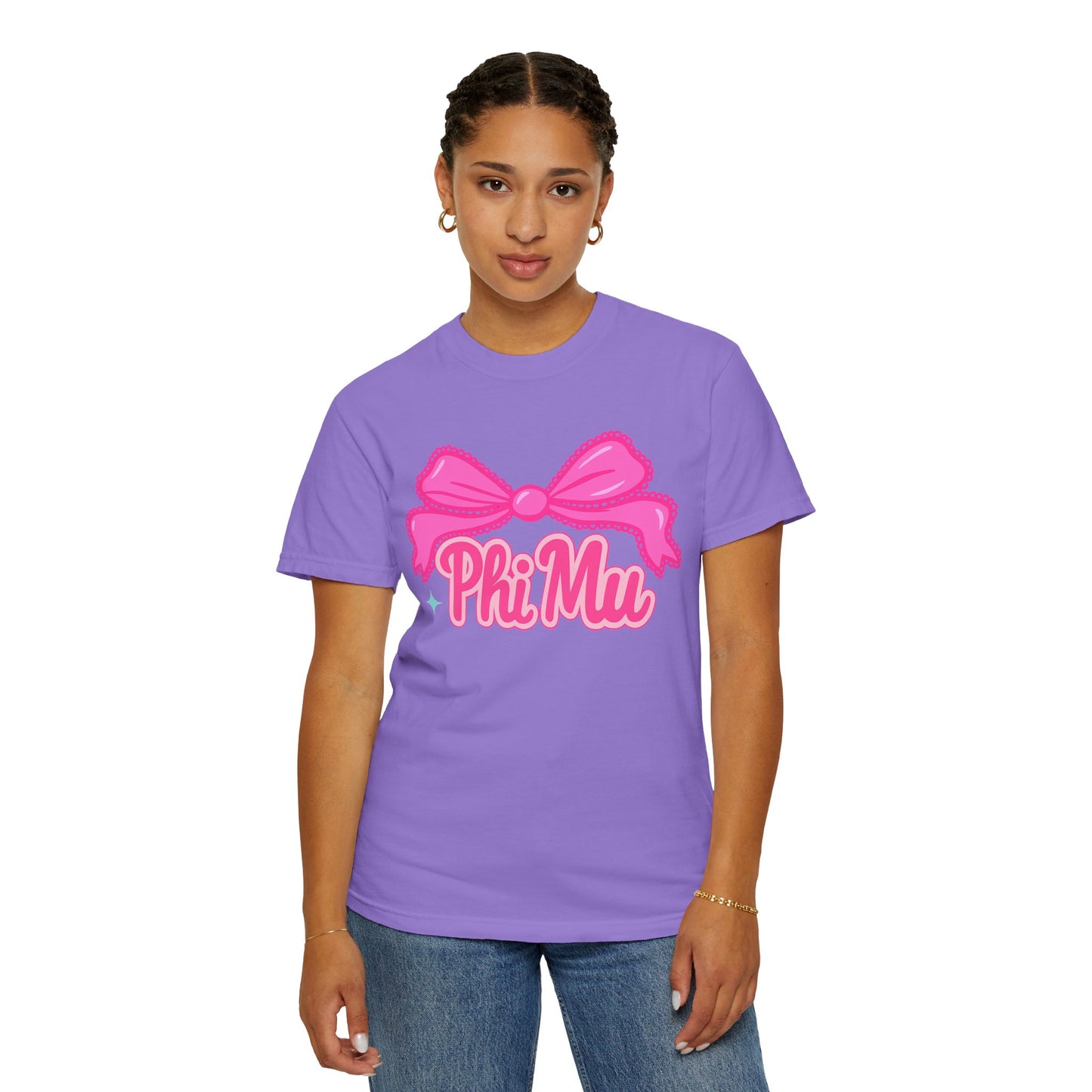 PhiMu Bow Pink Sorority T-Shirt
