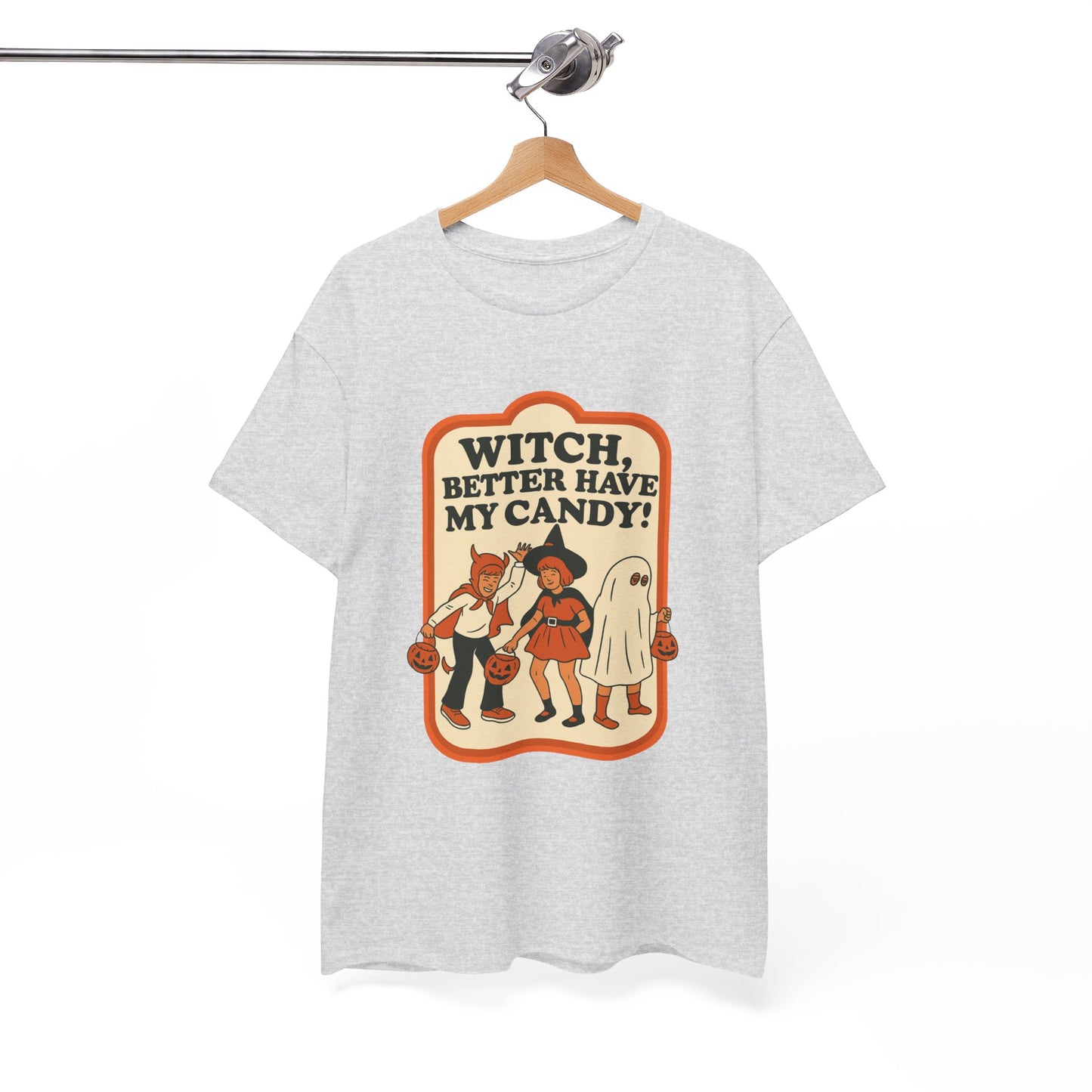 Halloween Witch Candy Tee - Unisex Cotton Shirt