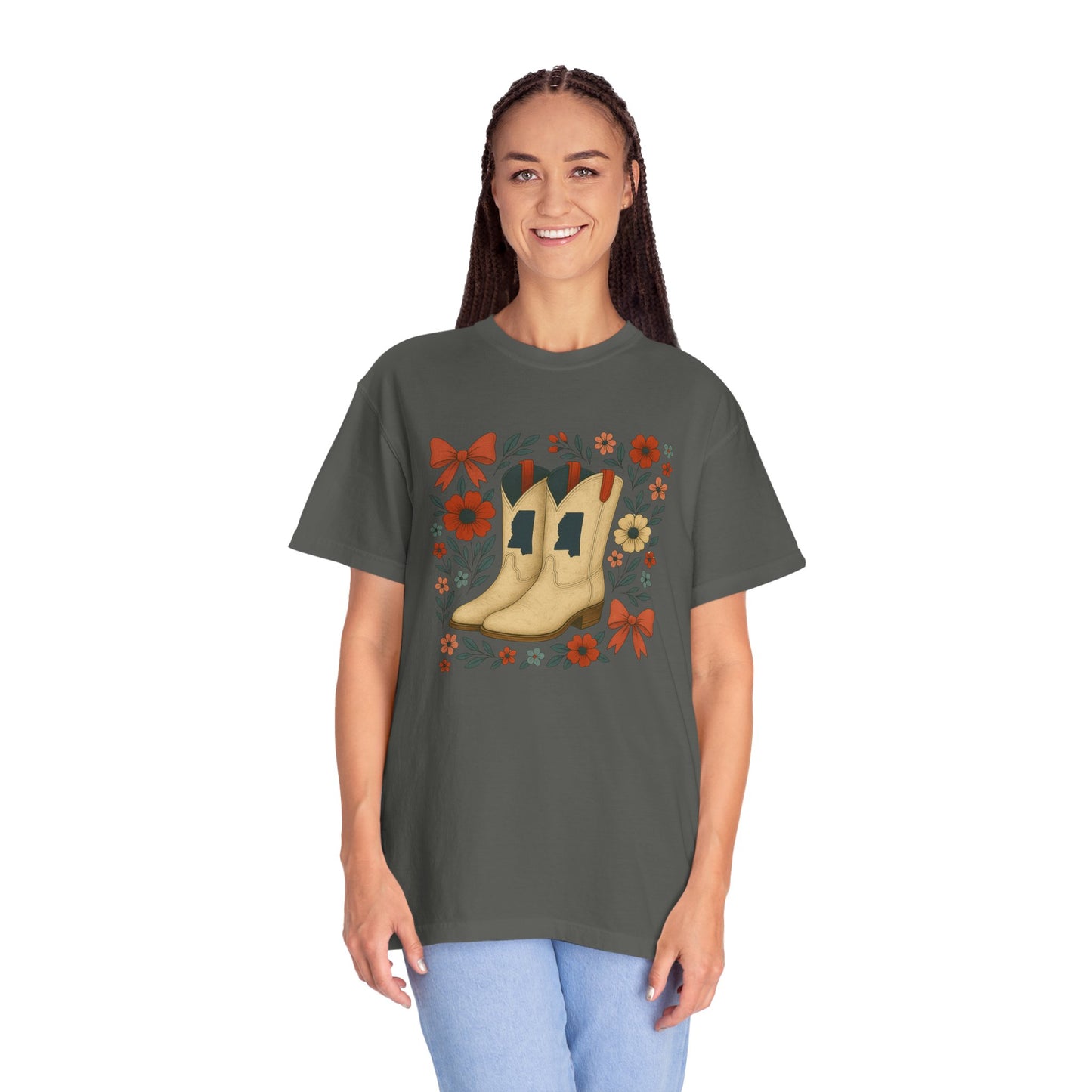 Mississippi Coquette Bow Unisex Tee - Ole Miss Fan Gift