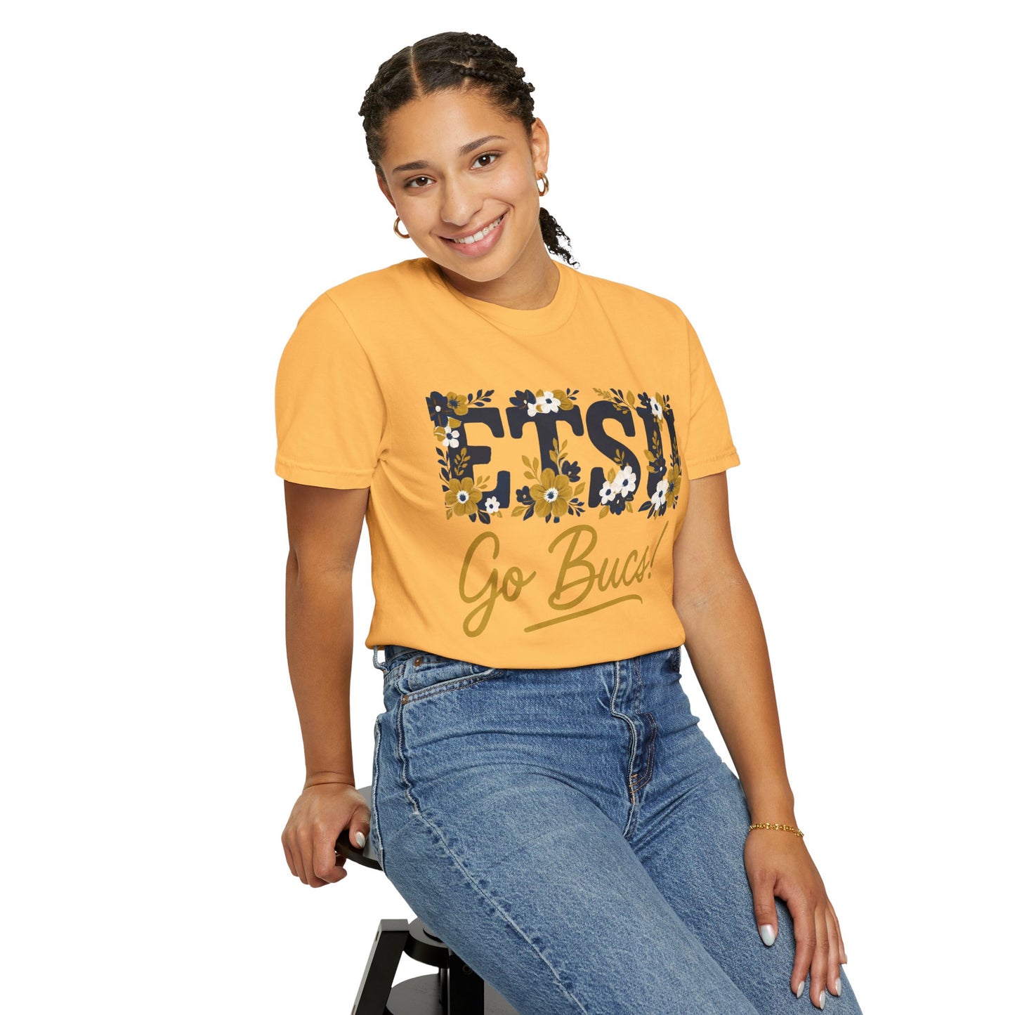 Floral Go Bucs Unisex T-shirt - College Apparel