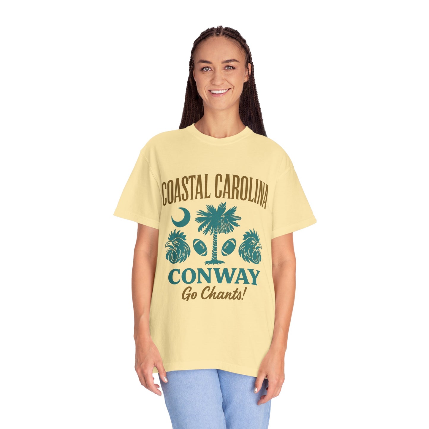 Go Chants T-Shirt, Unisex Garment-Dyed Tee, Beachwear, College Apparel, Summer Vibes
