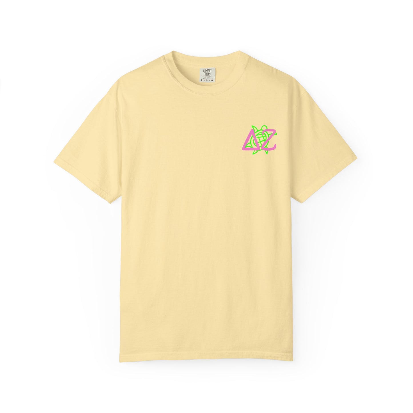 Delta Zeta Unisex T-Shirt, Sorority Shirt, Garment-Dyed Tee, Cute College Top, Sisterhood Apparel, Gift for Sorority Sisters