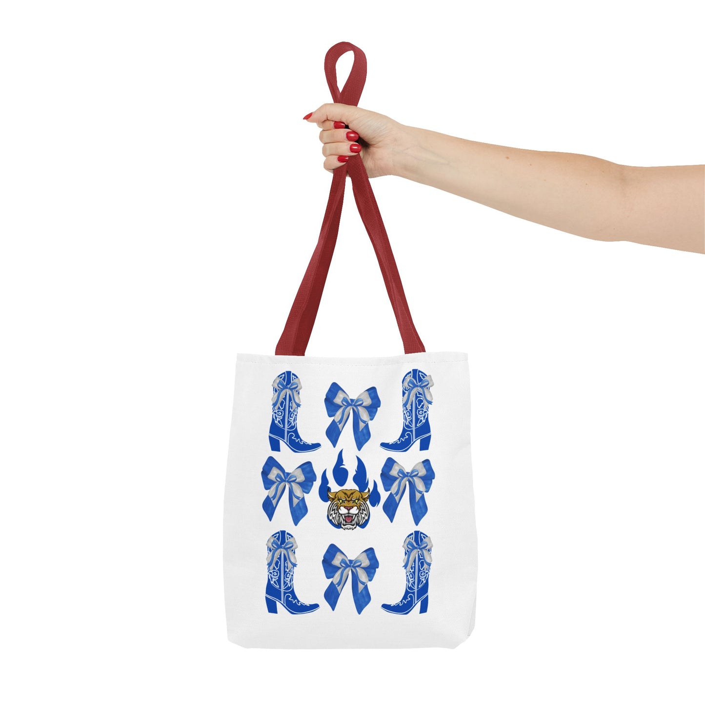 KY wildcats Stylish Blue Cowboy Boots Tote Bag, Kentucky Wildcats Fan, Kentucky Game Day, UK Wildcats, Kentucky Alumni, Graduation Gift, Lexington KY Gift