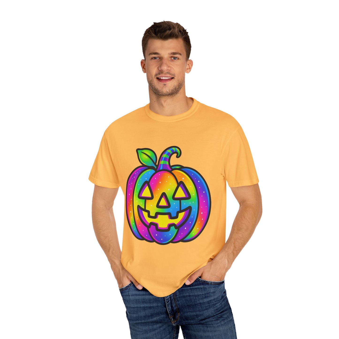 Colorful Pumpkin T-shirt for Halloween