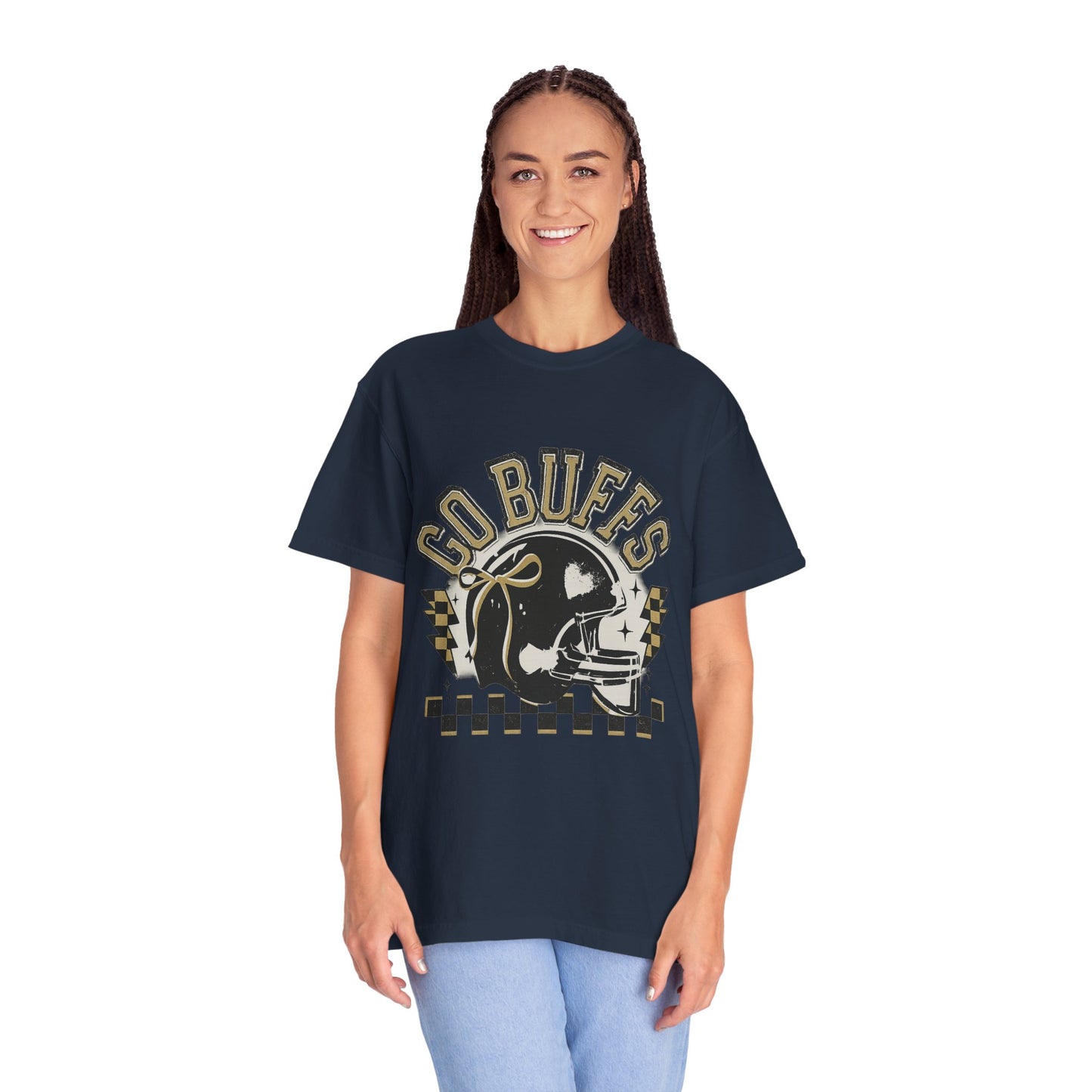 Vintage Sports Fan T-Shirt - Go Buffs Graphic Tee