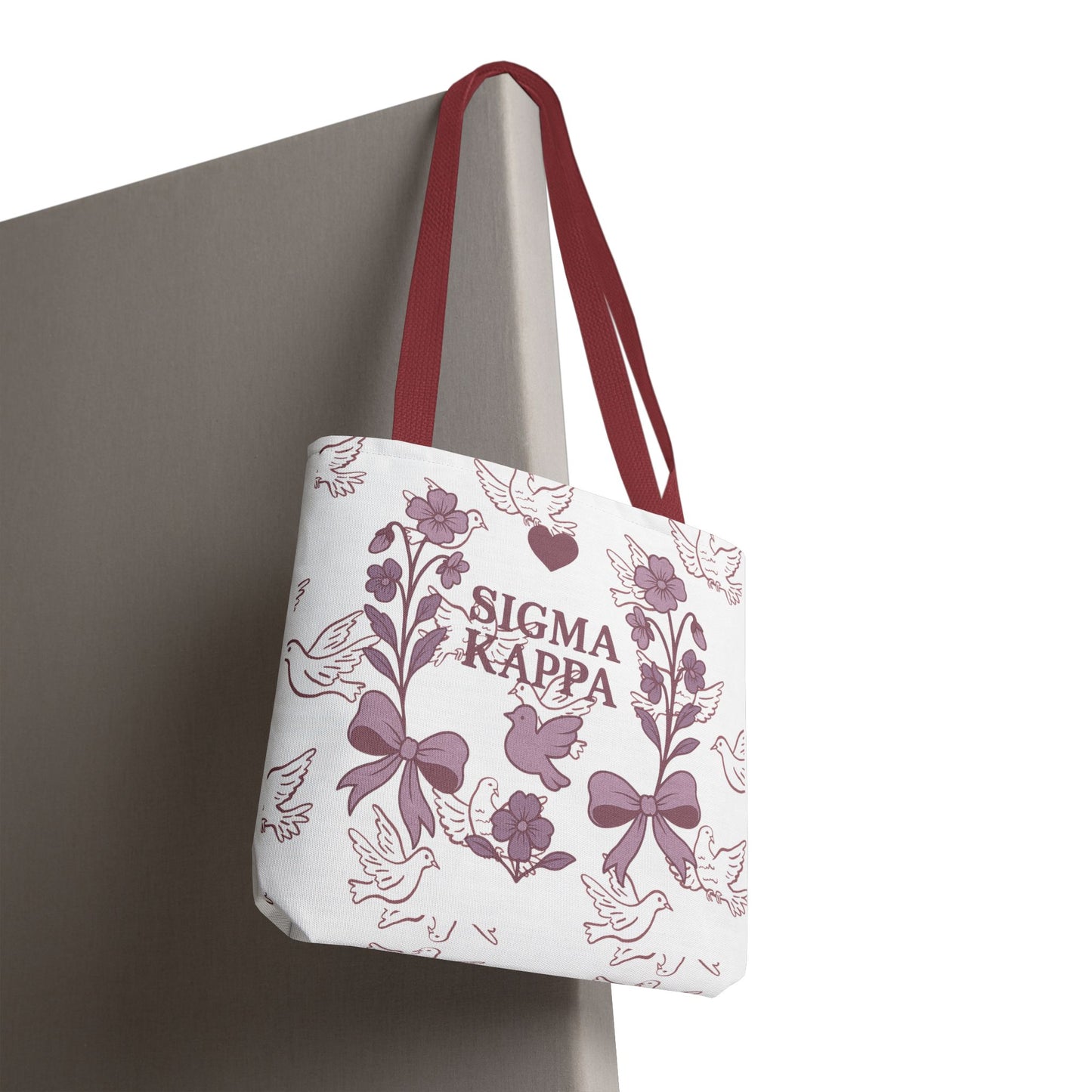 Sigma Kappa Floral Tote Bag | Sorority Gift, Eco-Friendly Carry-All, College Accessory, Stylish Shopping Bag, Chic Beach Tote