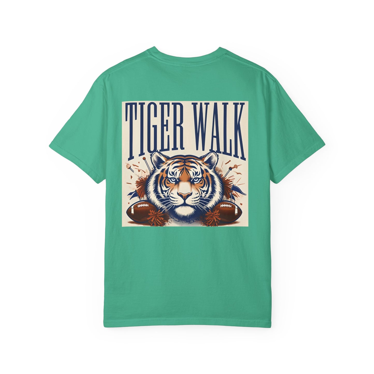War Eagle Tiger Walk Unisex T-Shirt, Casual Tee, College Apparel, Game Day Shirt, Sports Fan Gear, Gift for Auburn Fans