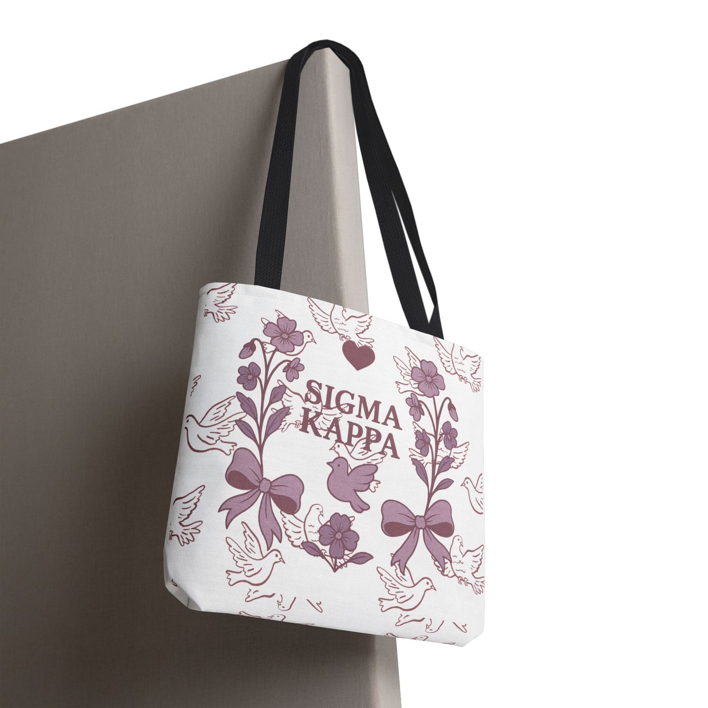 Sigma Kappa Floral Tote Bag | Sorority Gift, Eco-Friendly Carry-All, College Accessory, Stylish Shopping Bag, Chic Beach Tote