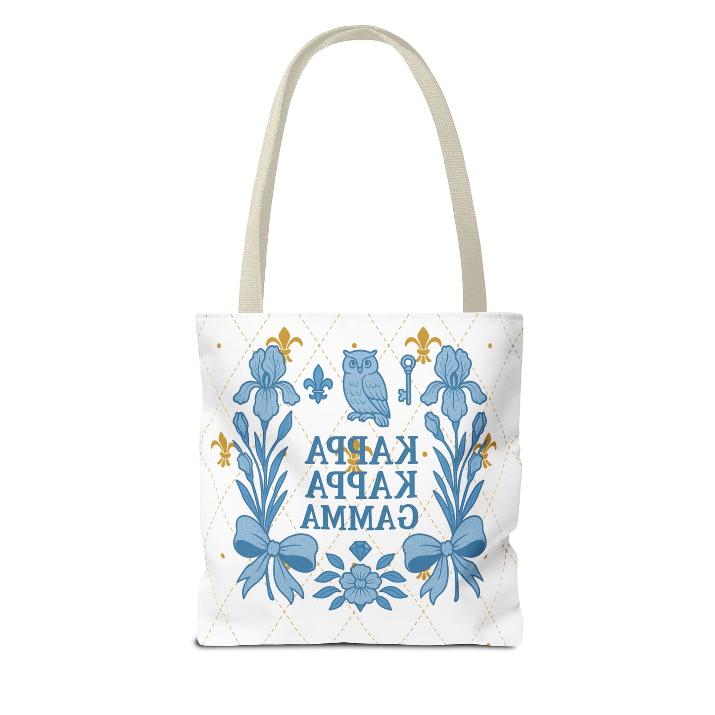 Floral KKG Sorority Tote Bag | College Student Gift, Event Tote