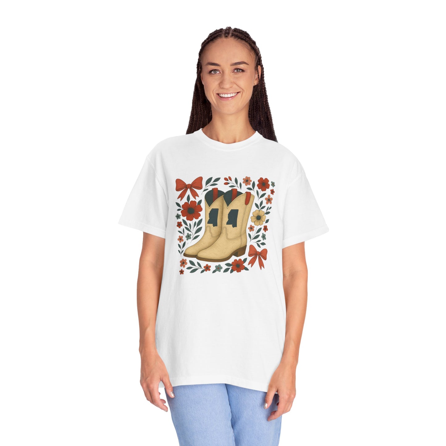Mississippi Coquette Bow Unisex Tee - Ole Miss Fan Gift