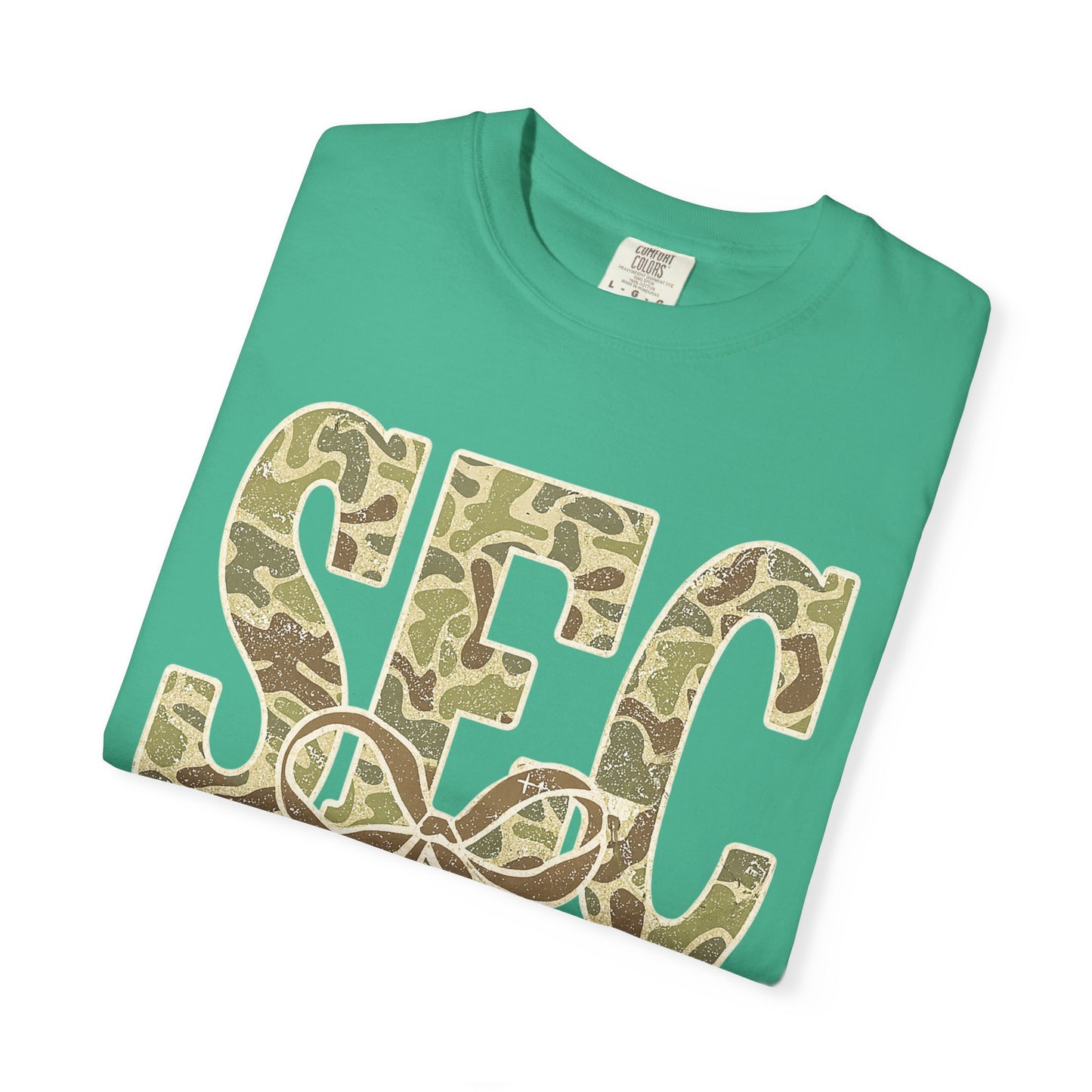 Camo Lettered Unisex T-Shirt - SEC Fan Gear - Gift for Him - Outdoor Wear